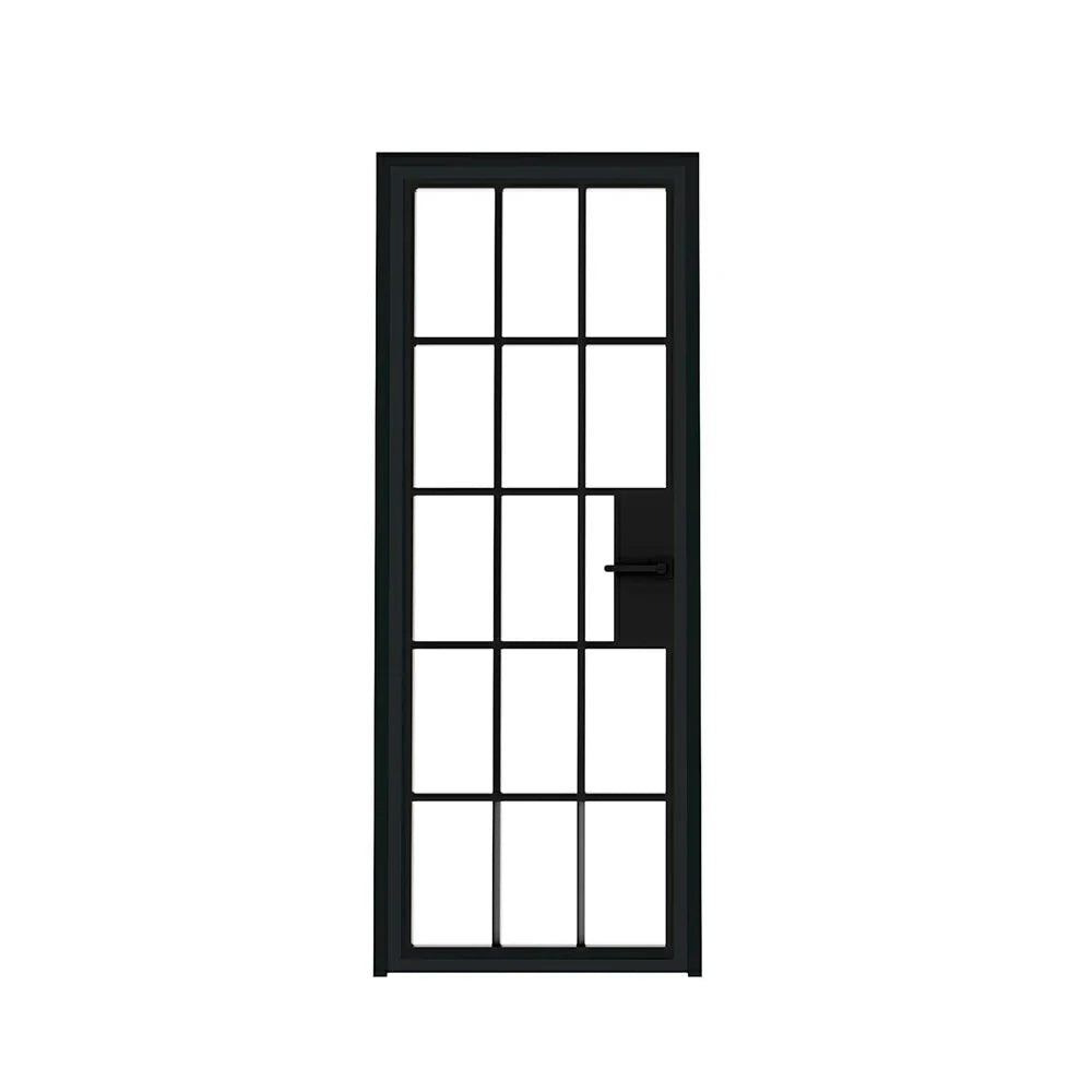 15 Lite Interior Steel French Door