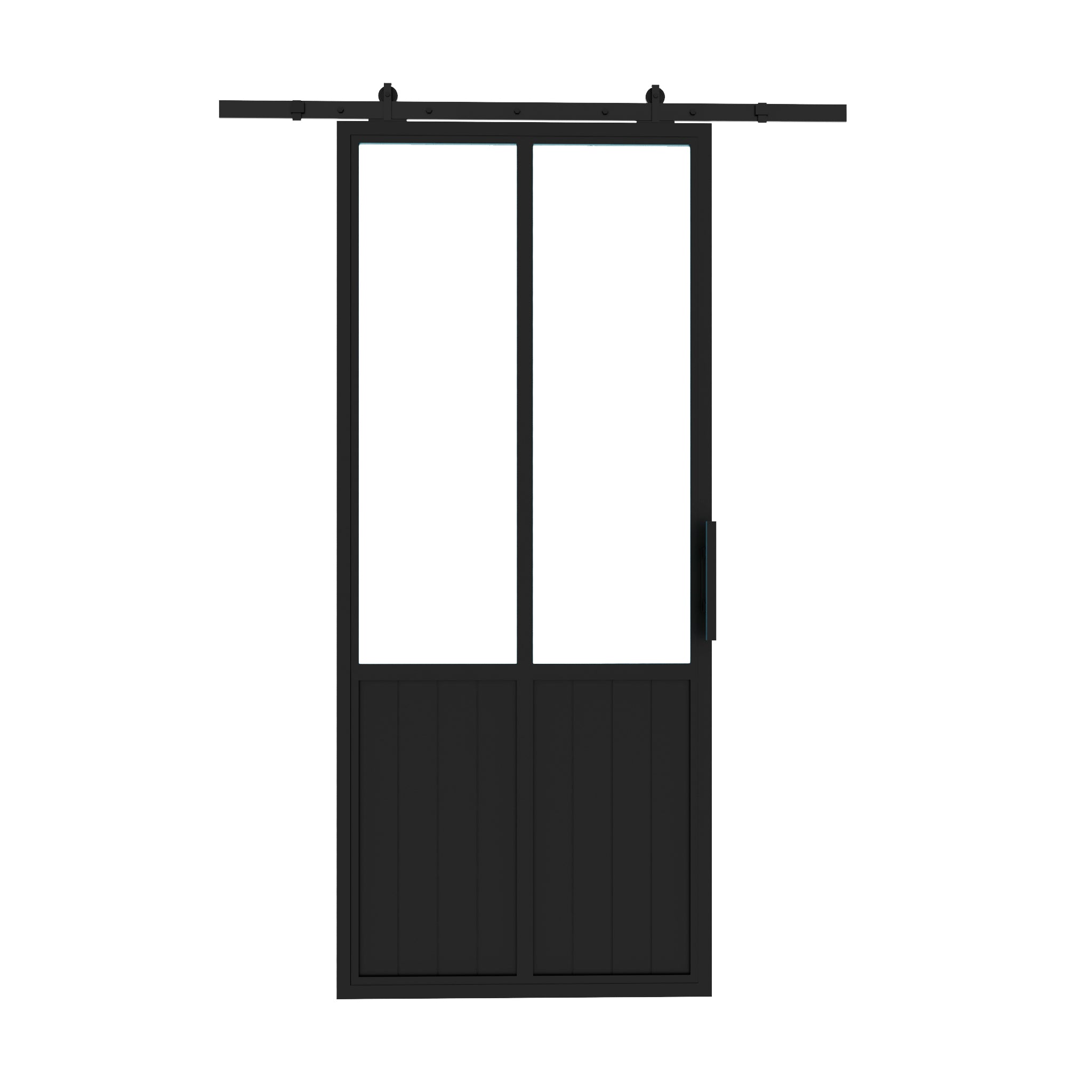 2 Lite Vertical Steel Panels