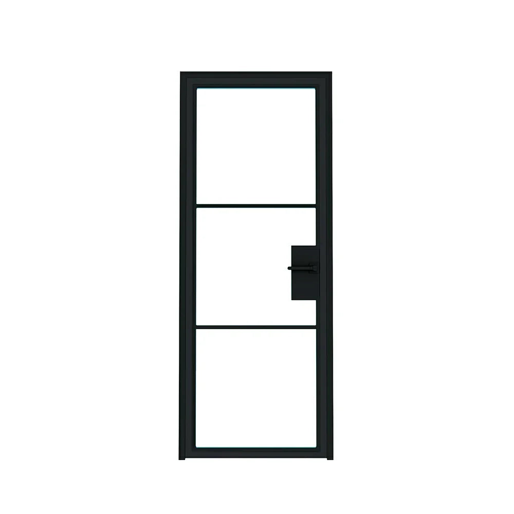 3 Lite Interior Steel French Door