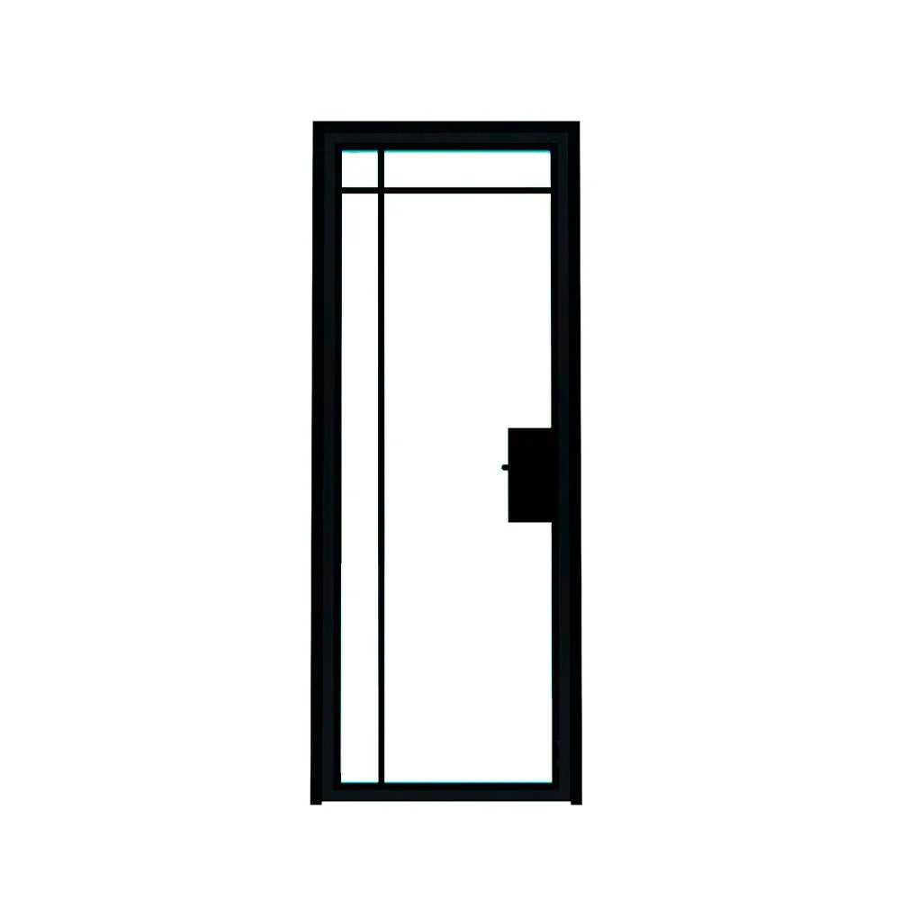 4 Lite Interior Steel Door – Top Outward