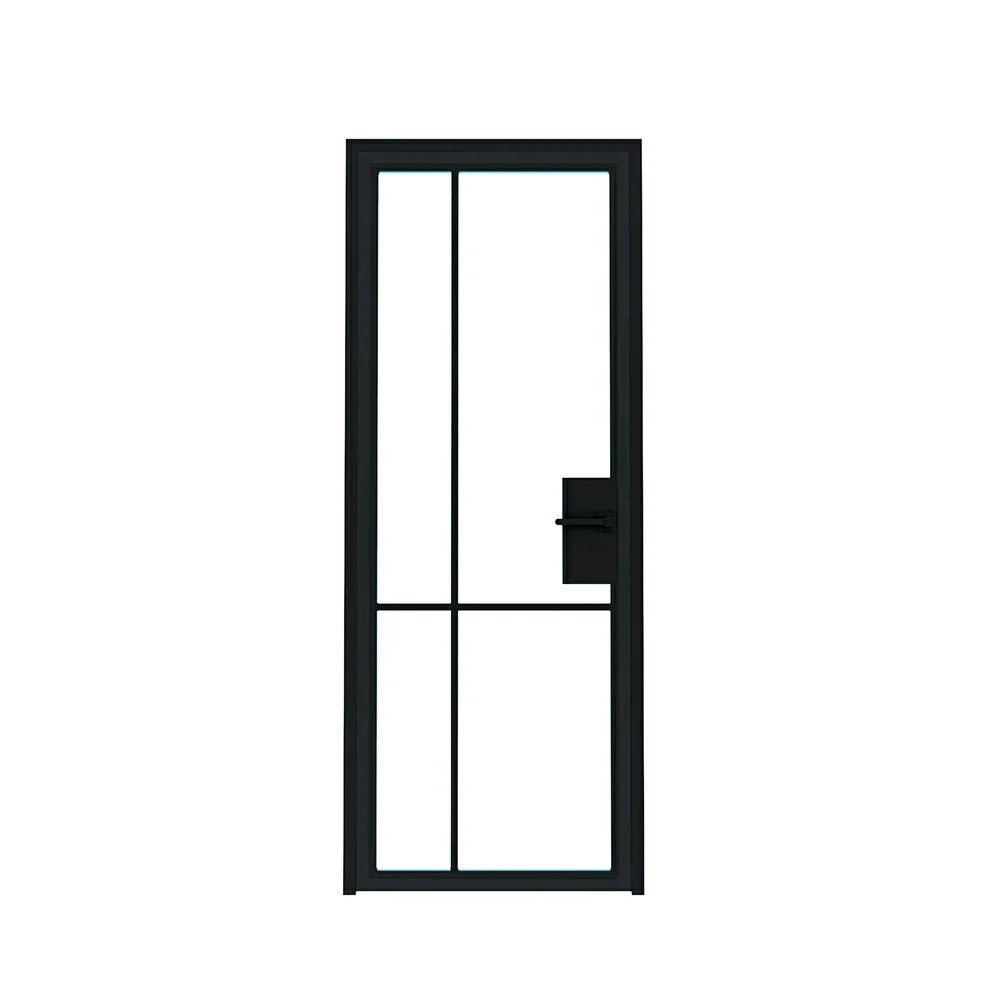 4 Lite Interior Steel Door