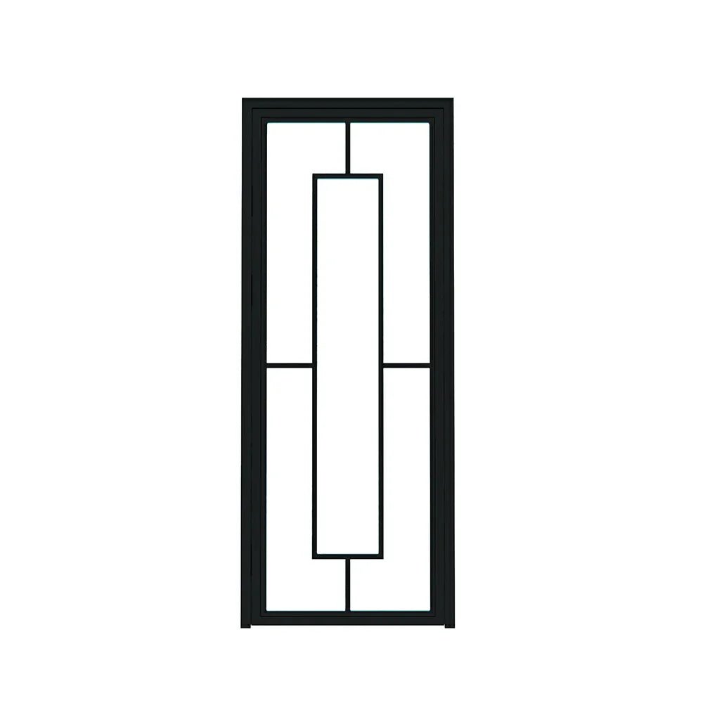 5 Lite Interior Steel Door - AlpadaDoors - Interior single swing door