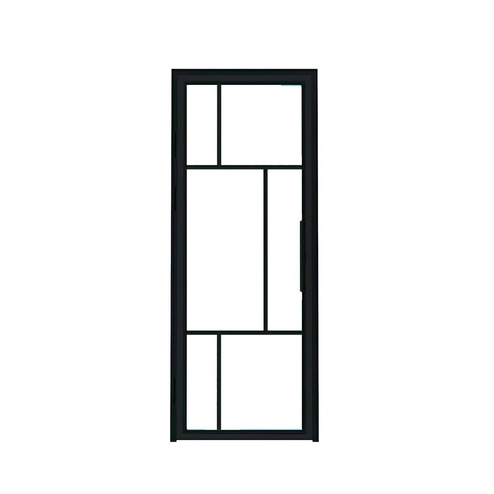 6 Lite Interior Steel Door - AlpadaDoors - Interior single swing door