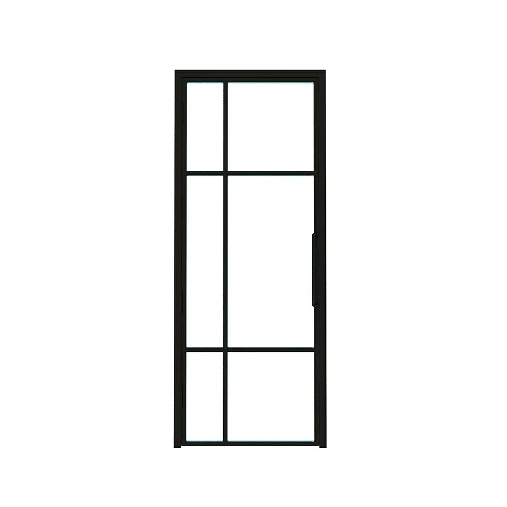 6 Lite Interior Steel Door