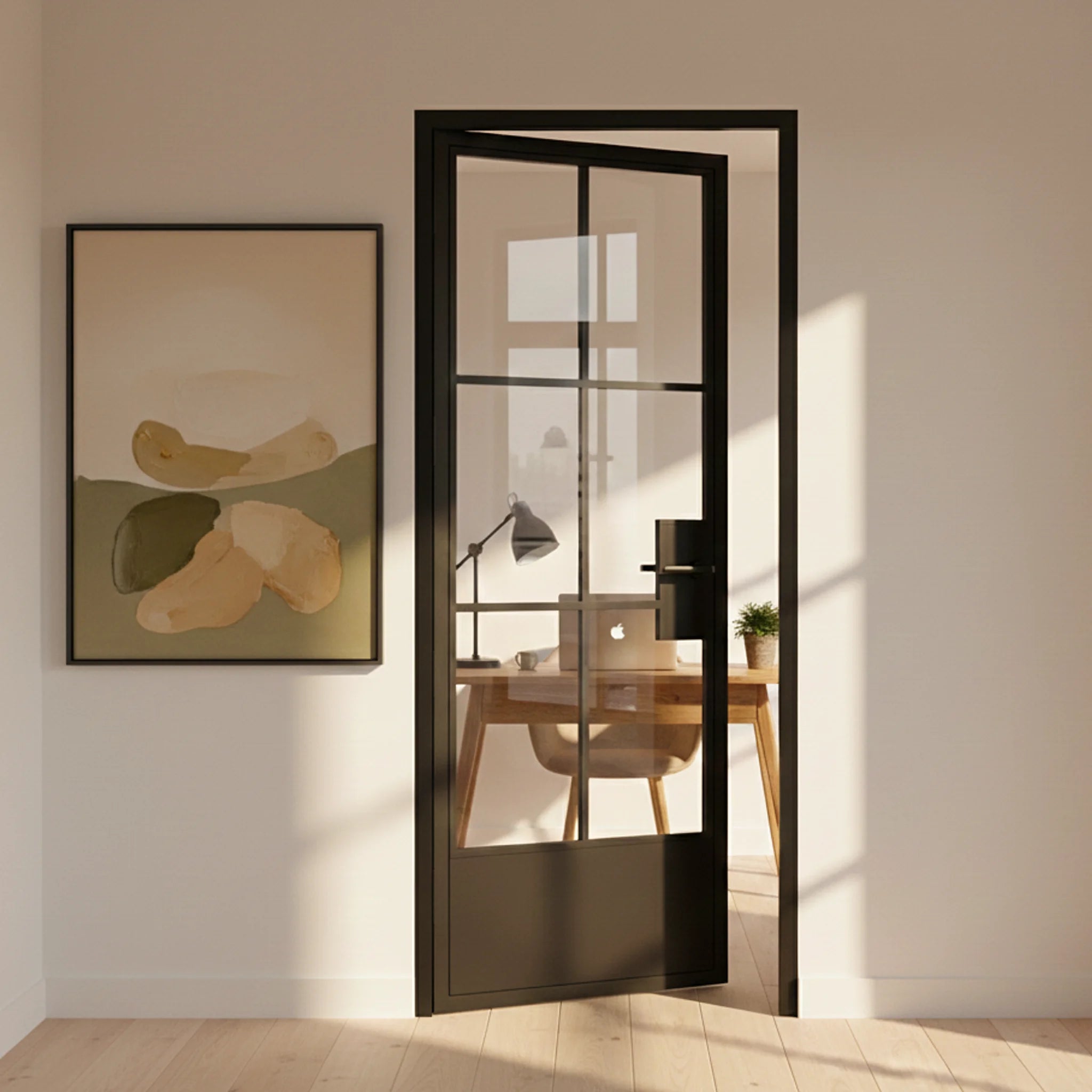 6 Lite Interior Steel French Door Elegant Steel - Alpada Doors