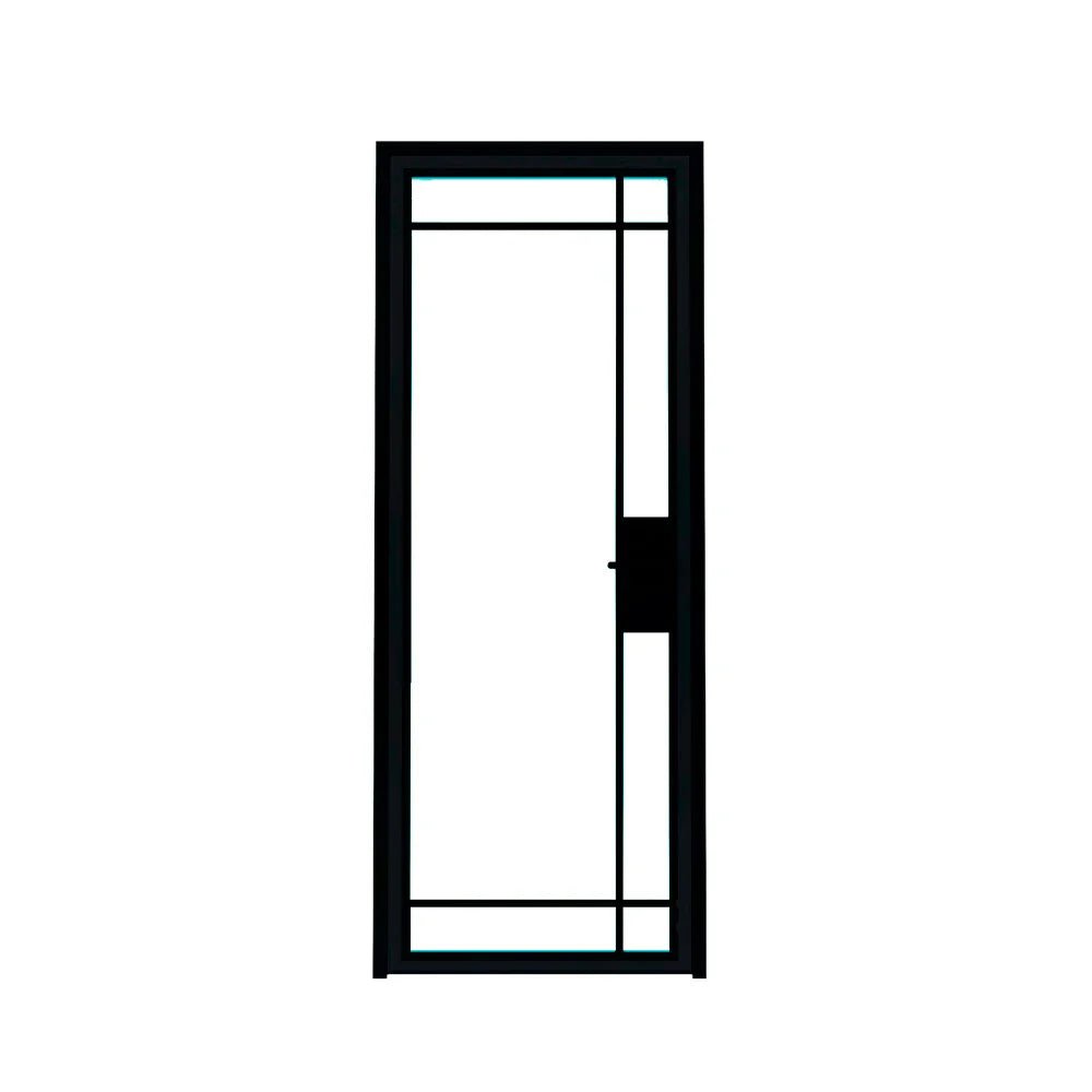 7 Lite Interior Steel Door – Inward - AlpadaDoors - Interior single swing door