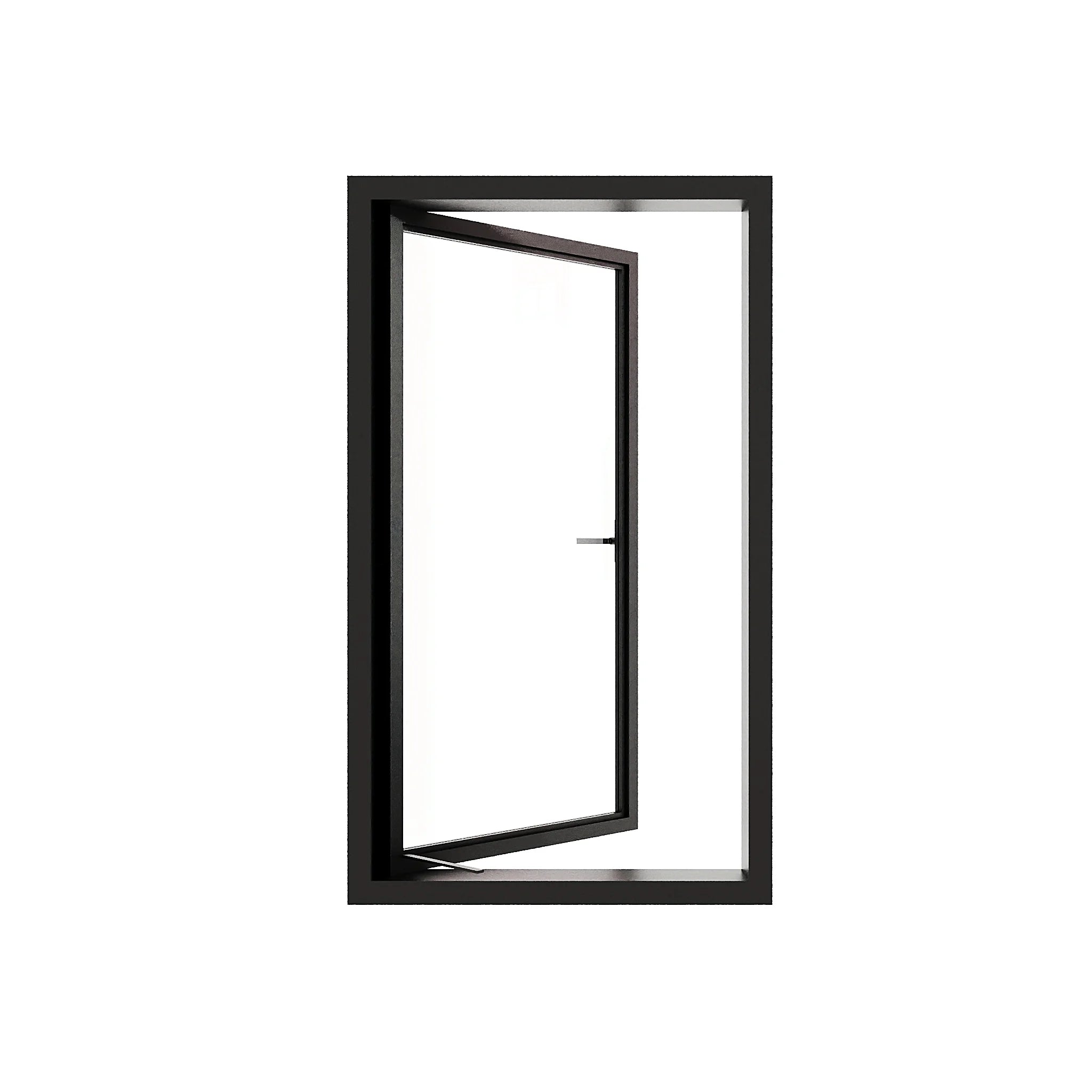 Full Lite Single Casement Window - fully open for ventilation - Alpada Doors