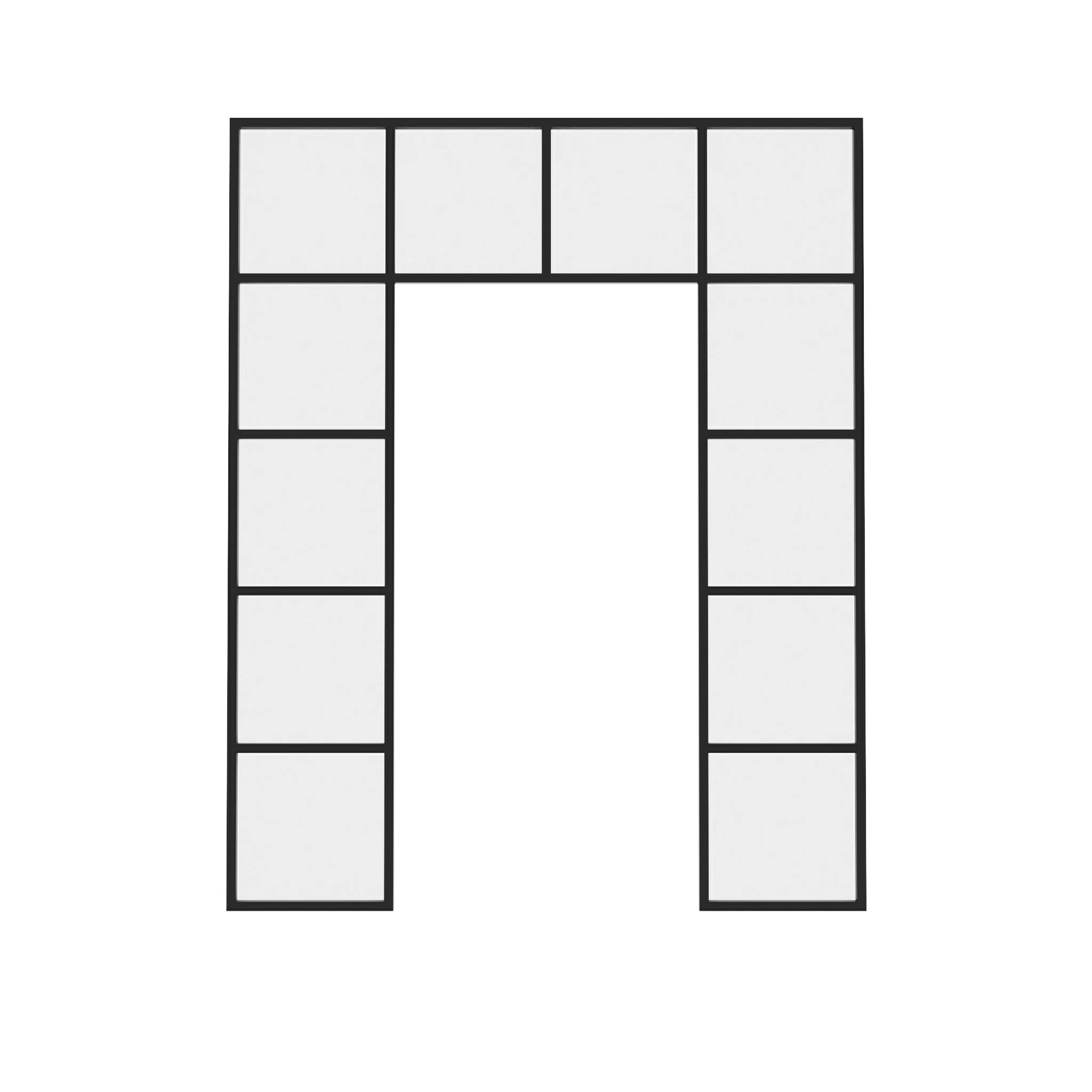 Steel & Glass Entrance Wall Partition - AlpadaDoors -