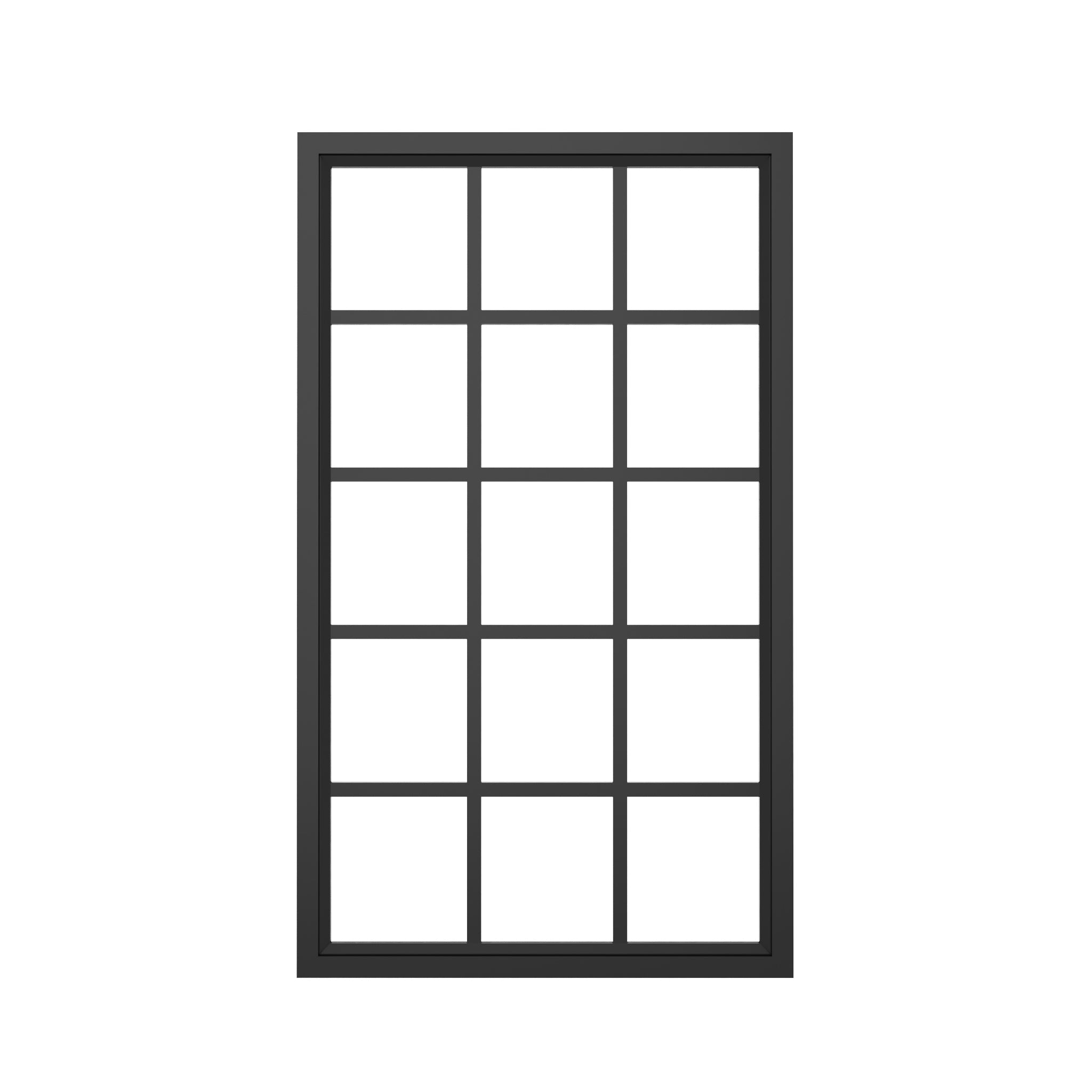 Steel interior window - Fixed Rectangle - AlpadaDoors -