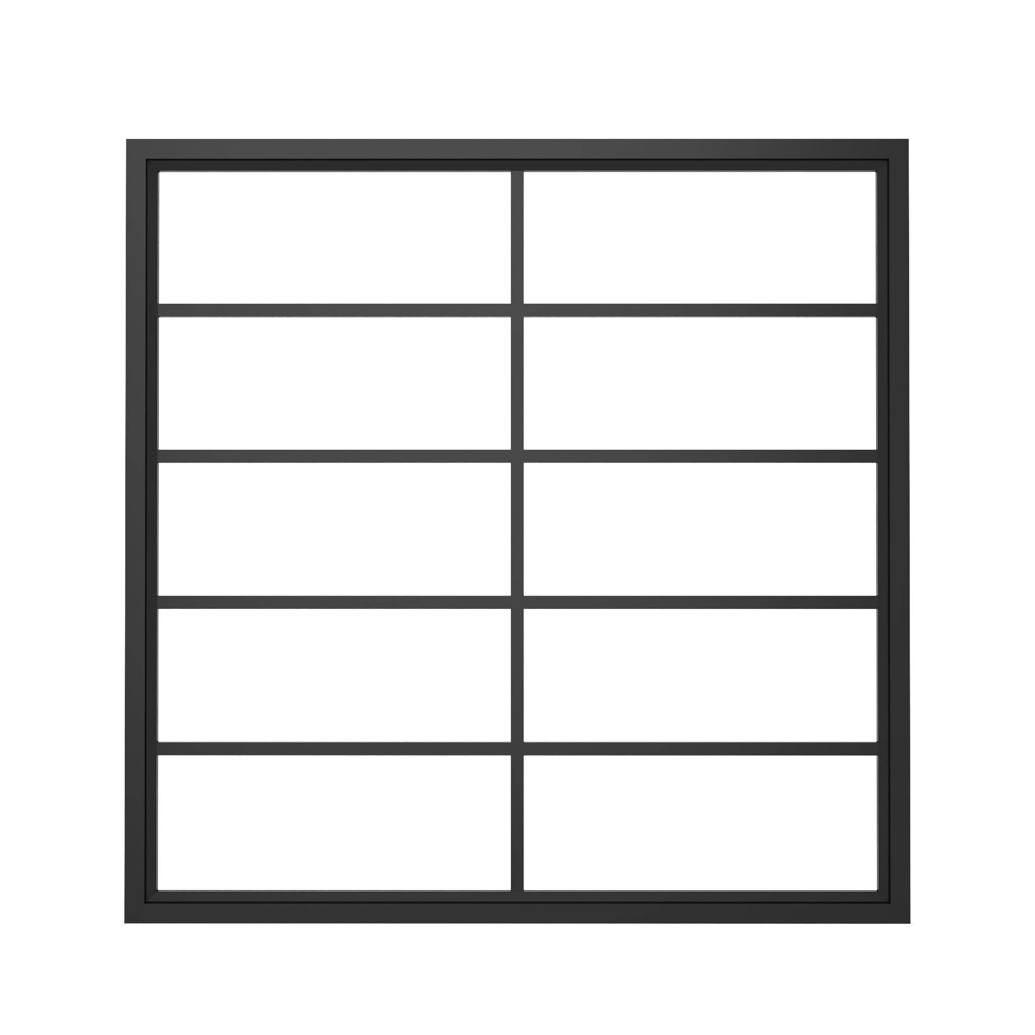 Steel Interior Window - Fixed Square - AlpadaDoors -