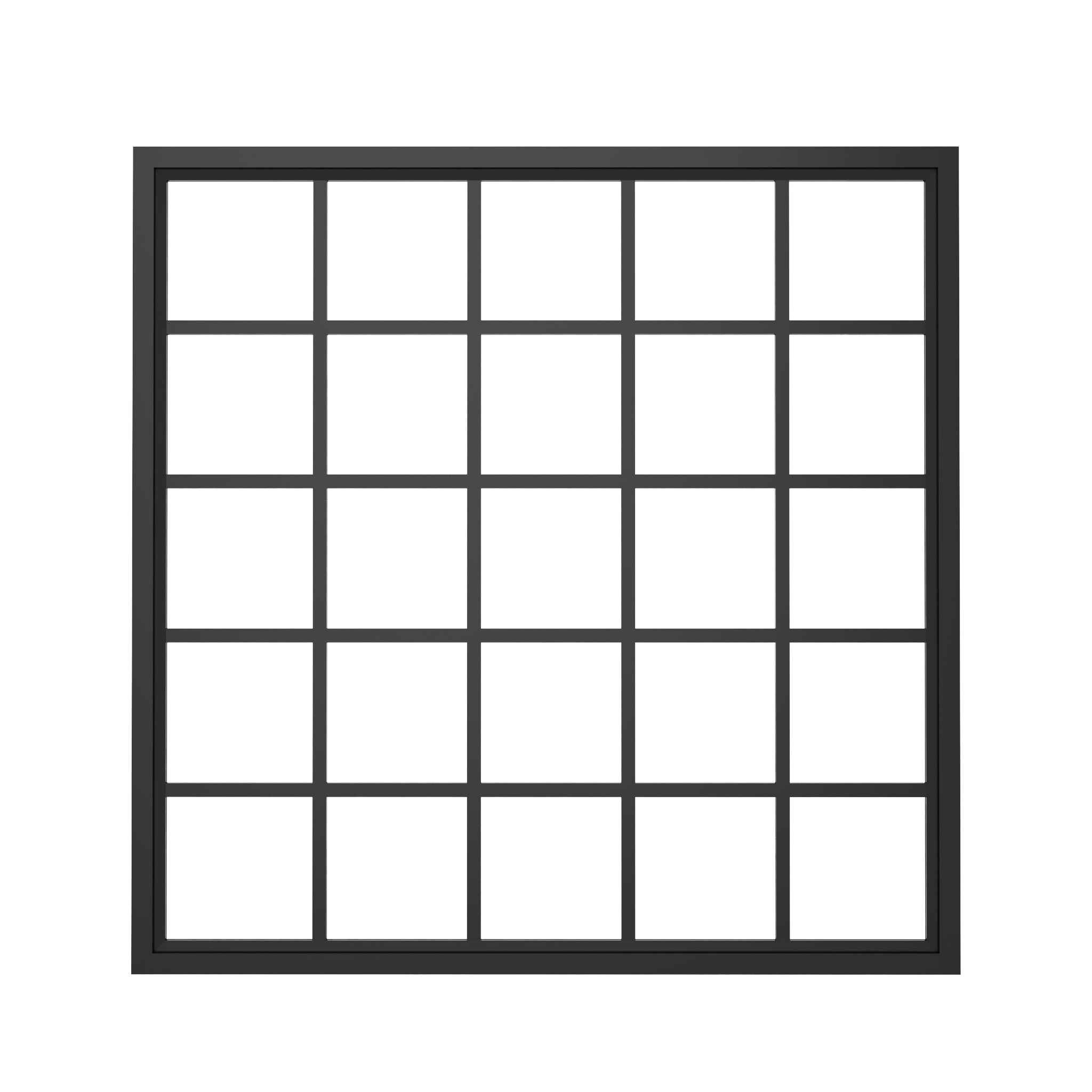 Steel Interior Window - Fixed Square - AlpadaDoors -