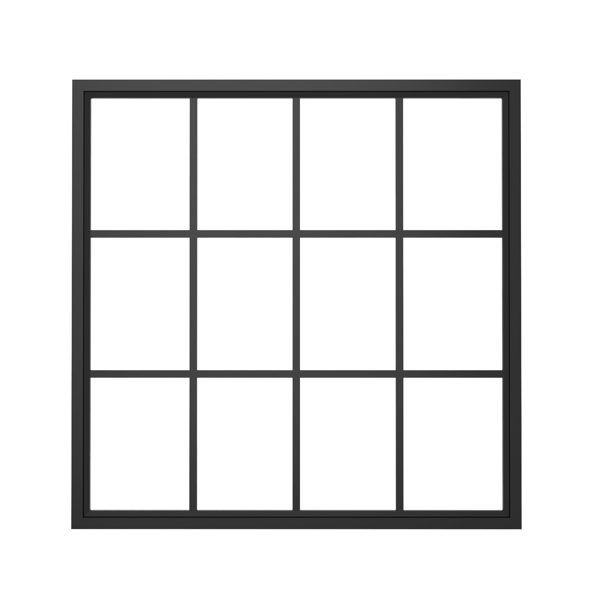 Steel Interior Window - Fixed Square - AlpadaDoors -