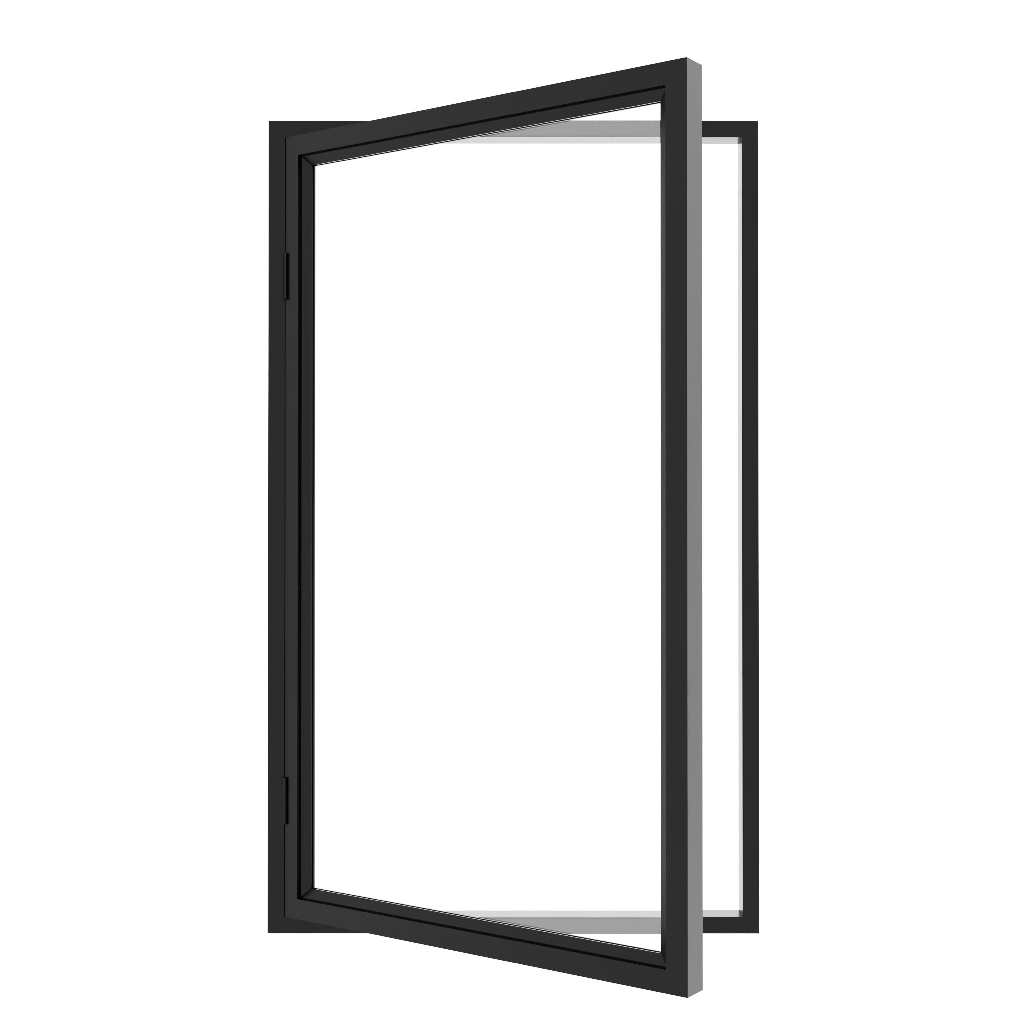 Steel interior Window - Single Rectangle - AlpadaDoors -