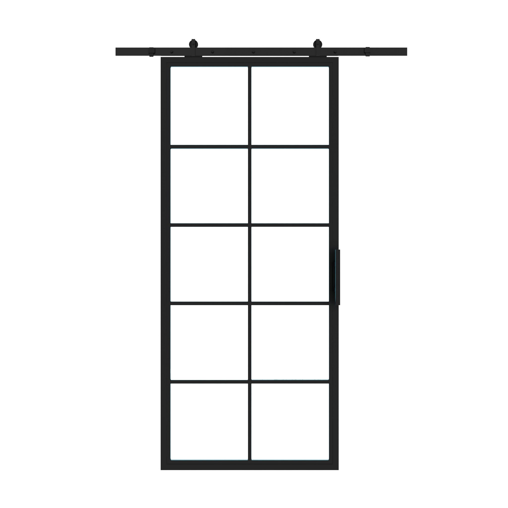 Interior Steel Glass Barn Door Pre-Order