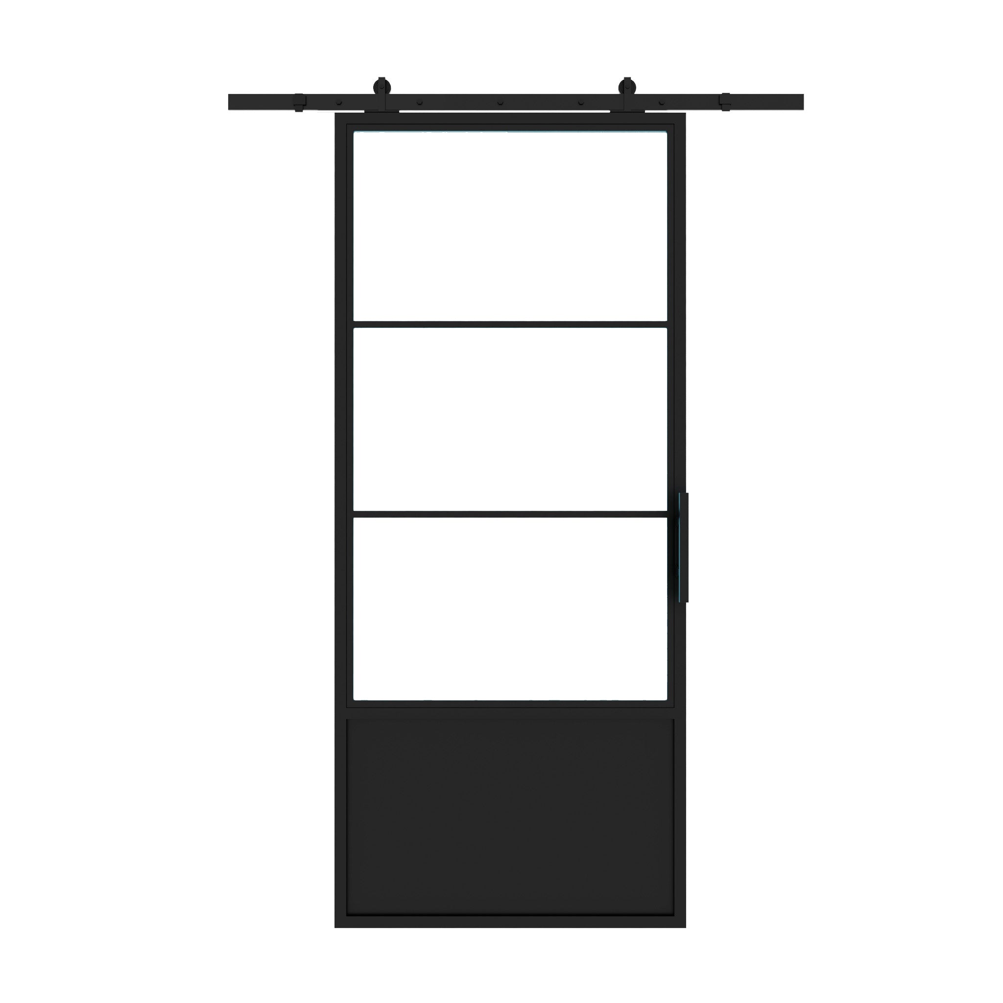 Interior Steel Glass Barn Door Pre-Order