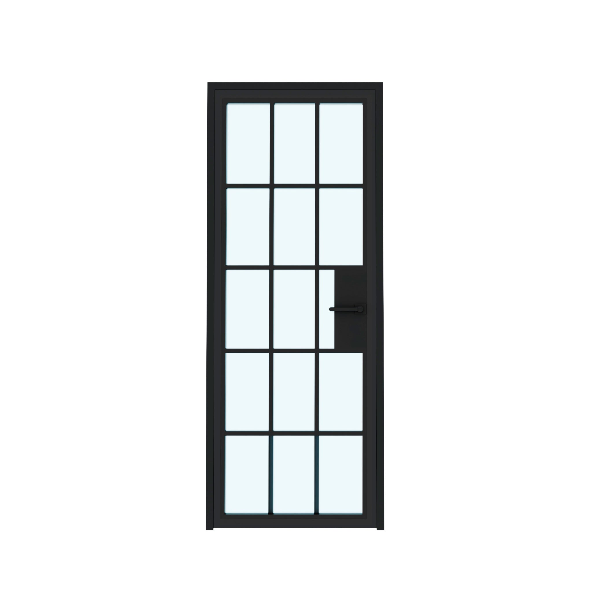 15 Lite Interior Steel Glass Door