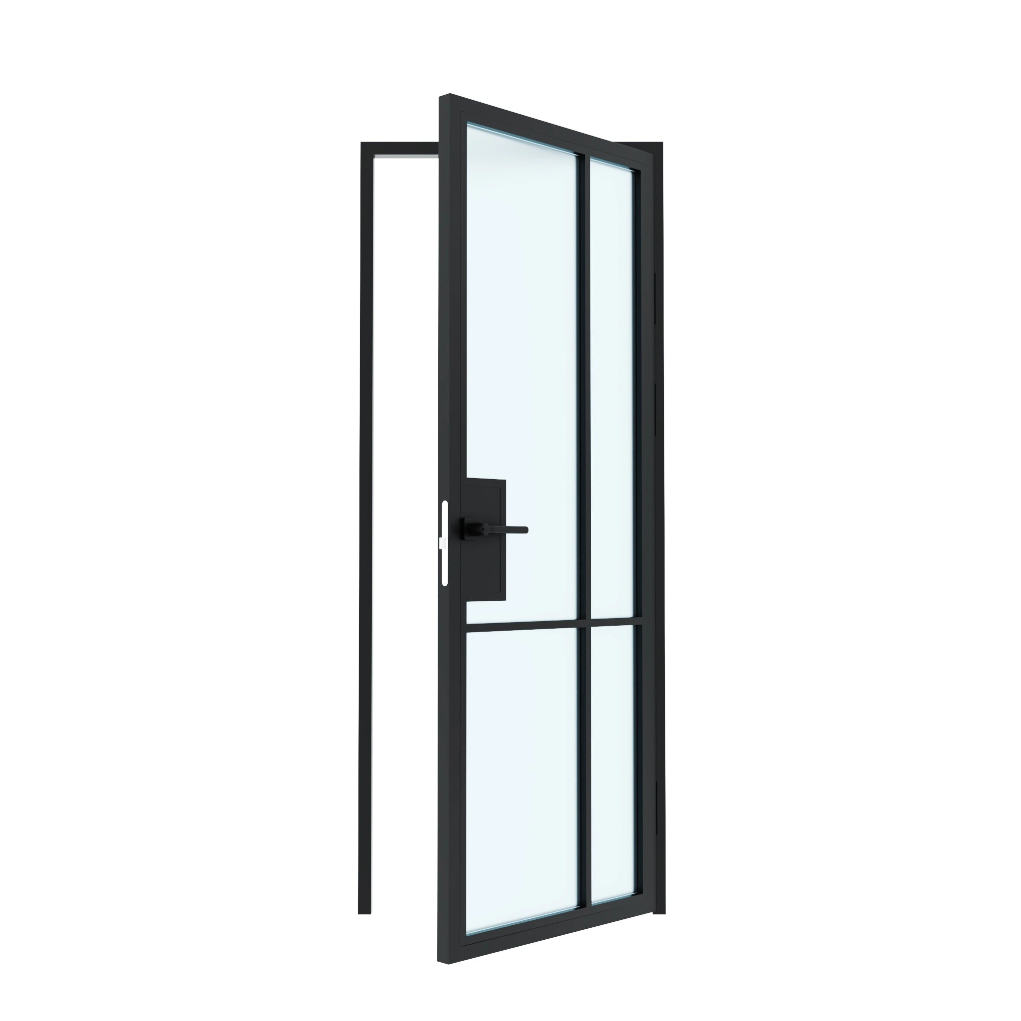 4x Lite Interior Steel Glass Door