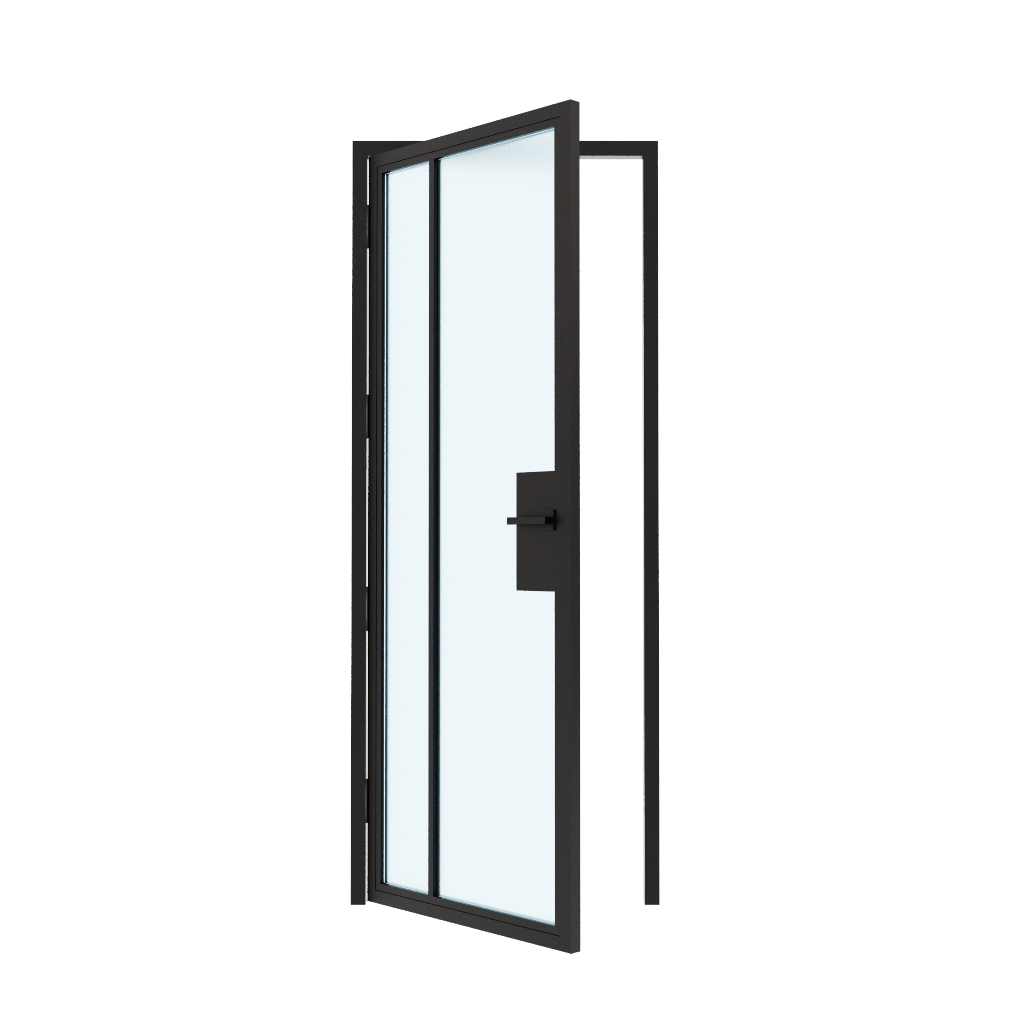 2X Lite Interior Steel Glass Door