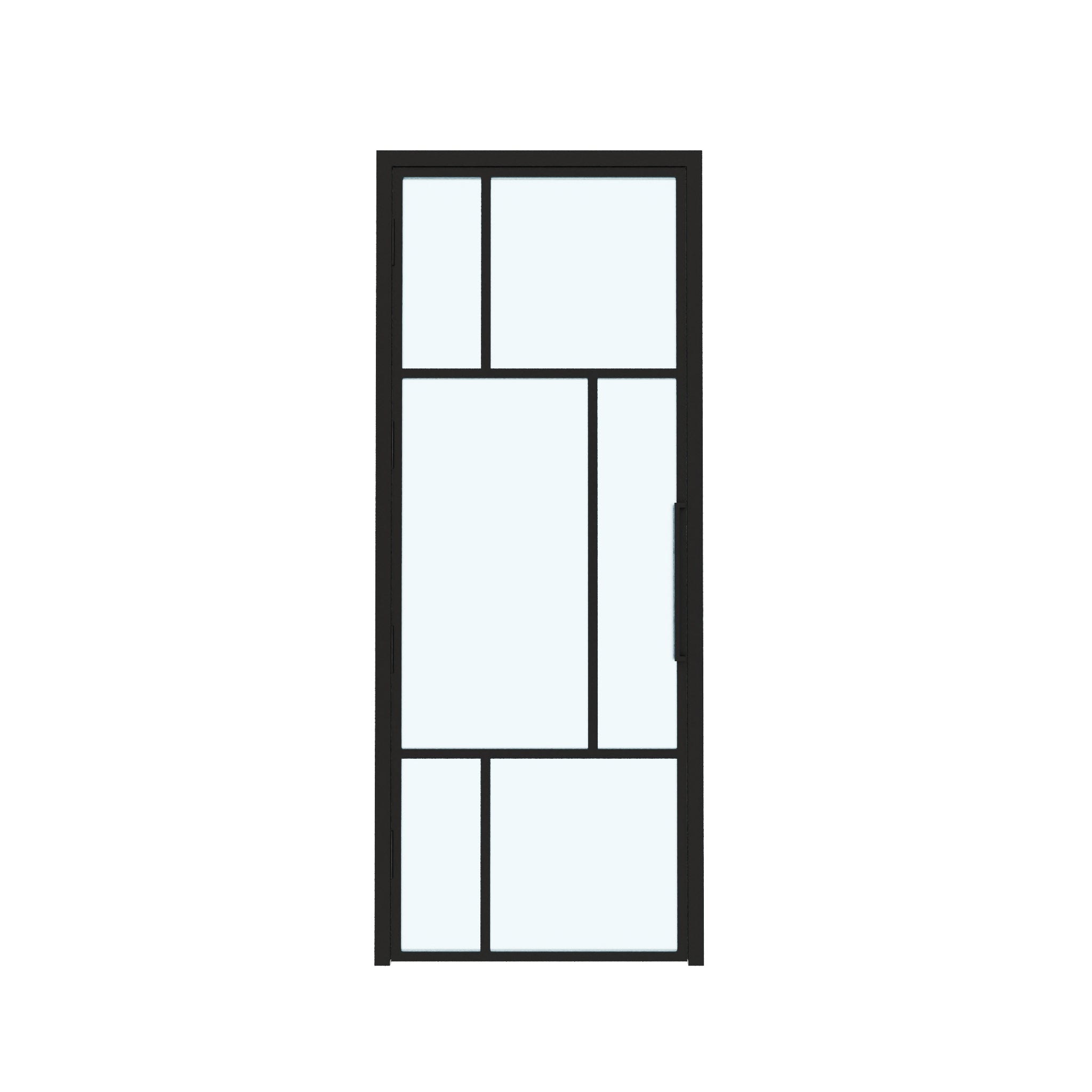 6XX Lite Interior Steel Glass Door