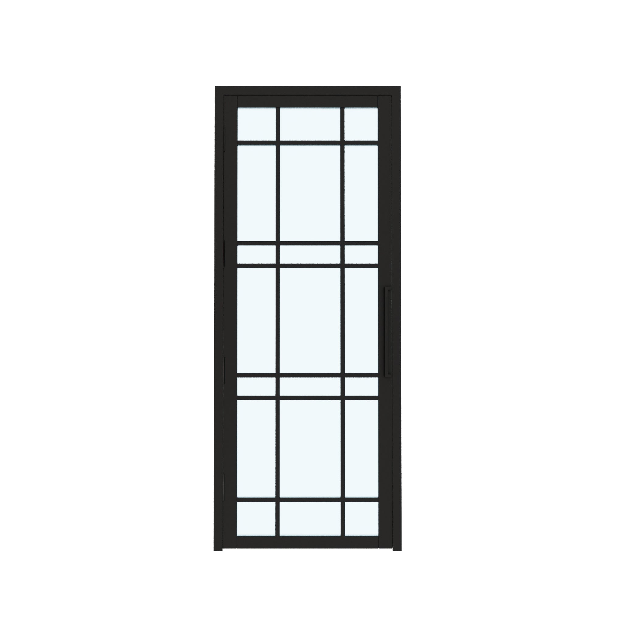 21 Lite Interior Steel Glass Door