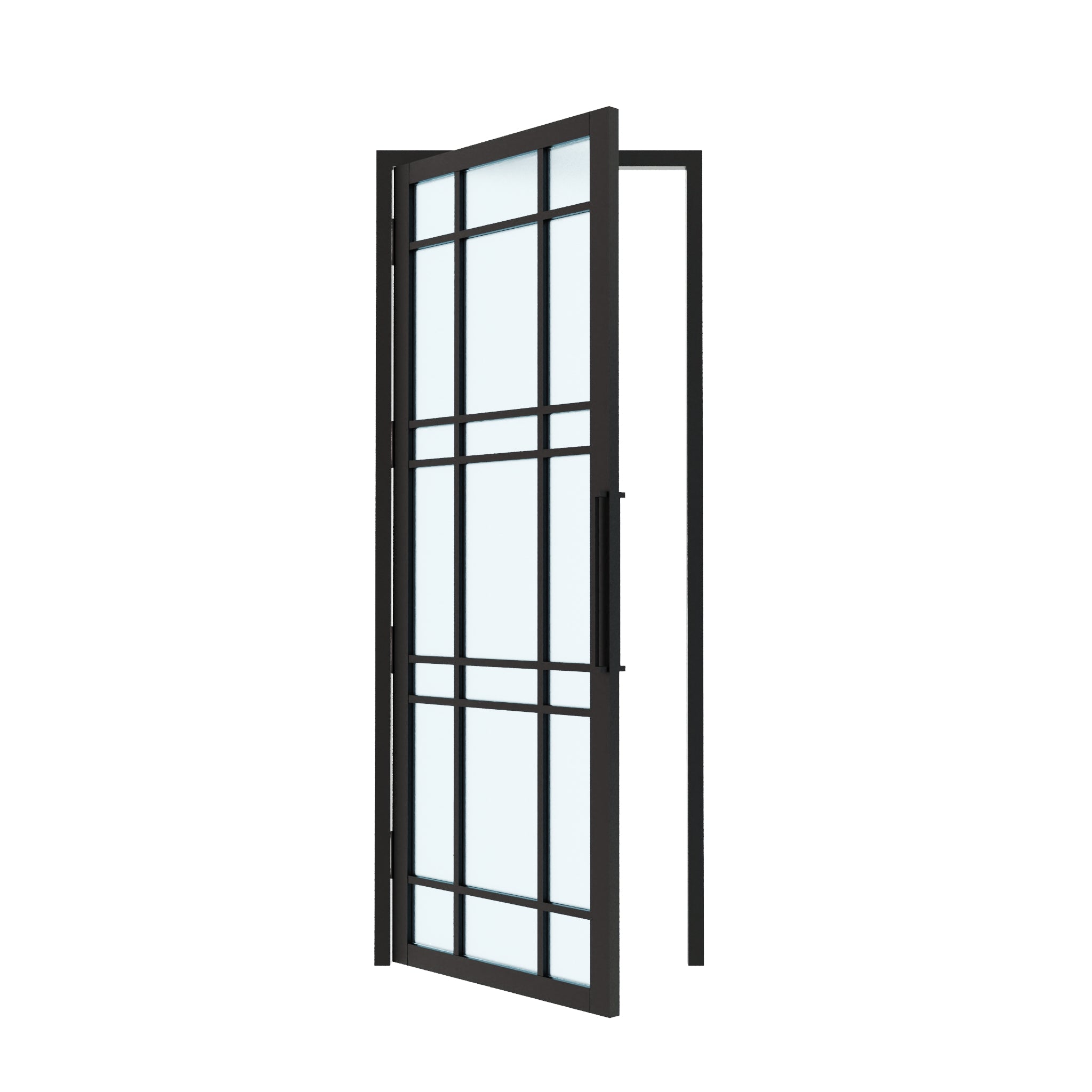 21 Lite Interior Steel Glass Door