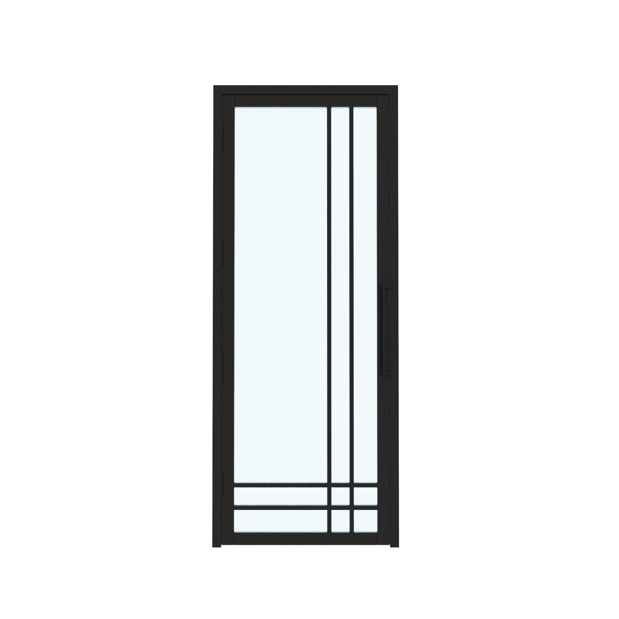 8X Lite Interior Steel Glass Door