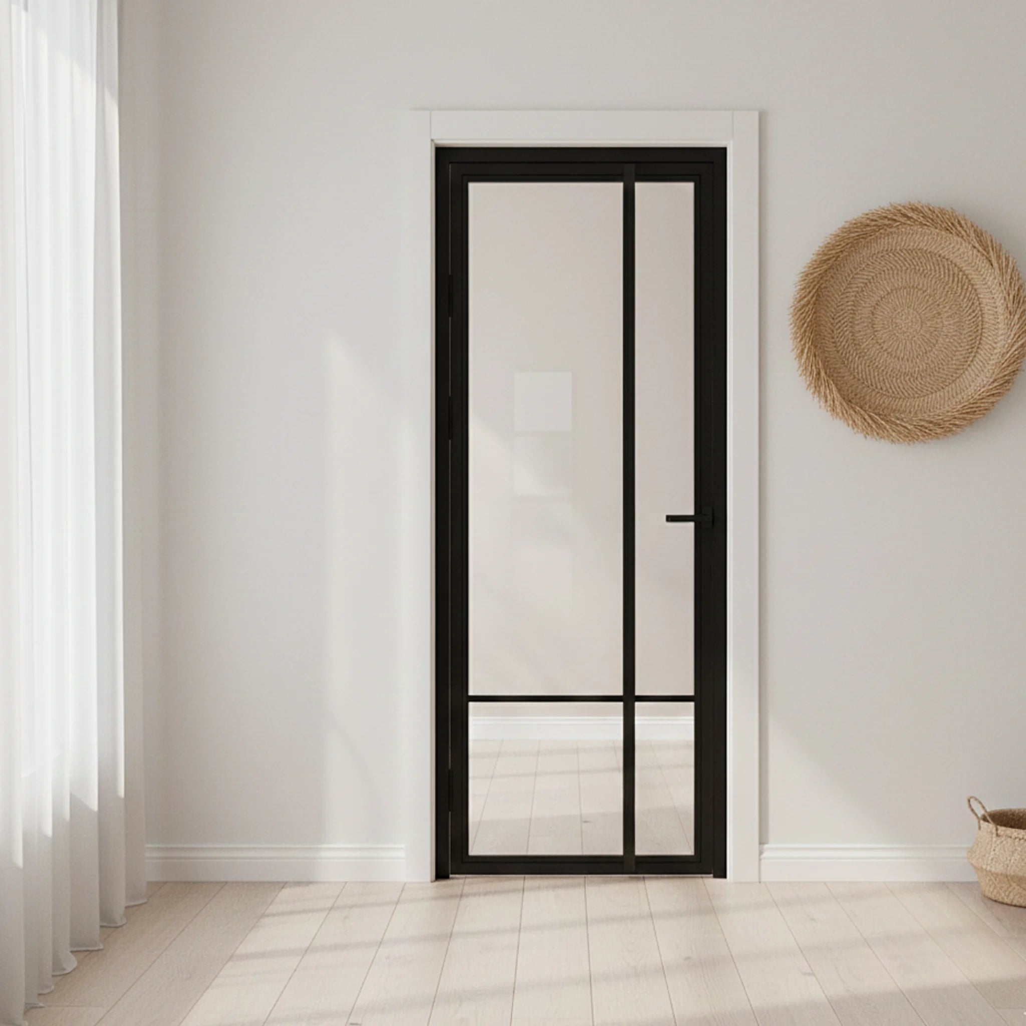 4 Lite Interior Steel Door Bottom Inward Offset - Alpada Doors
