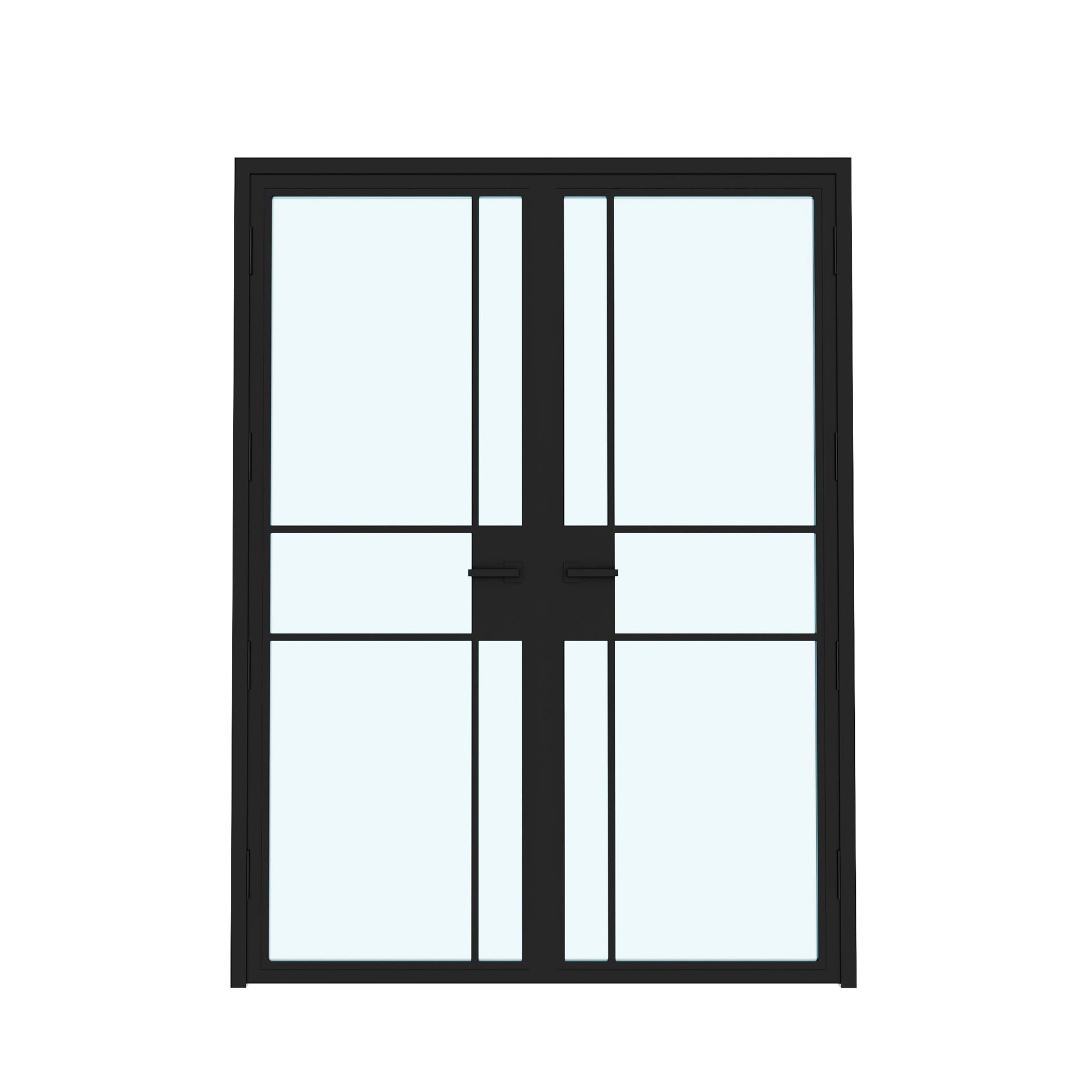 10x Lite Double Swing Interior Steel & Glass Doors