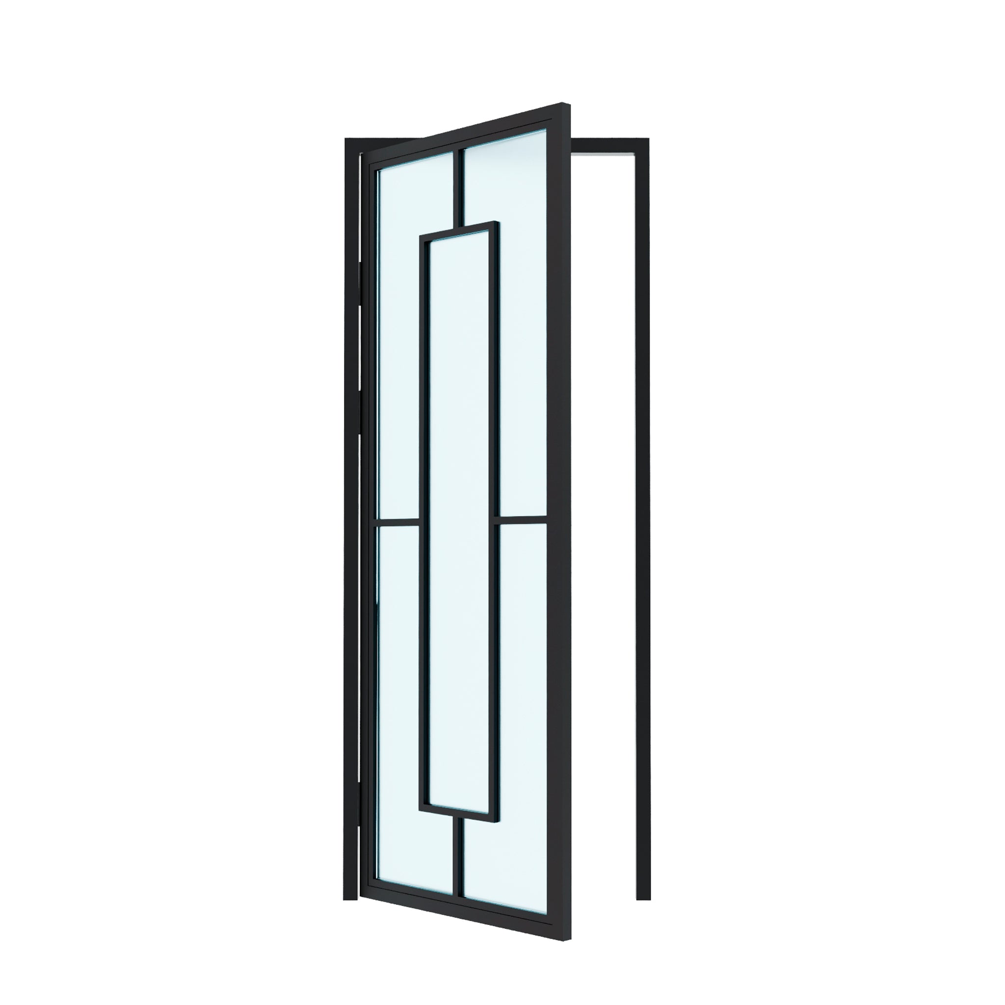 X5 Lite Interior Steel Glass Door