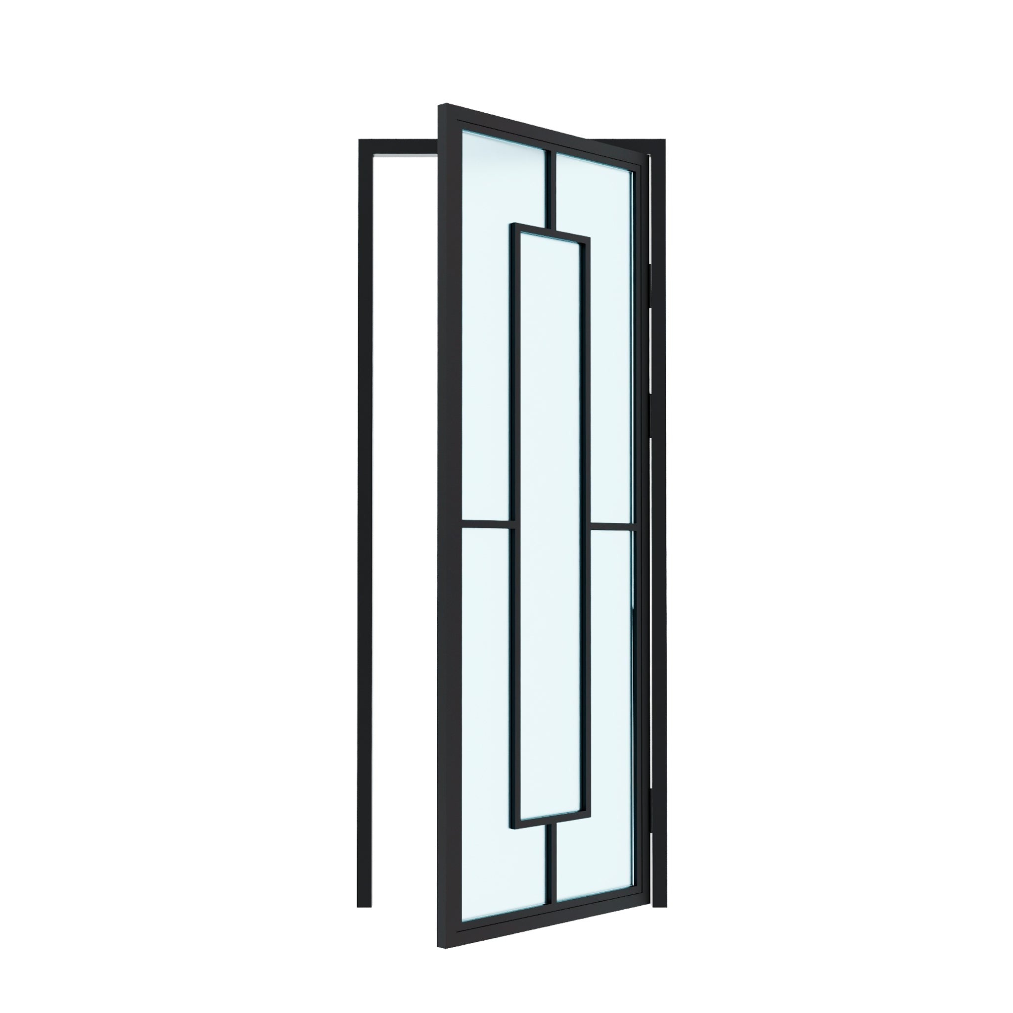 X5 Lite Interior Steel Glass Door