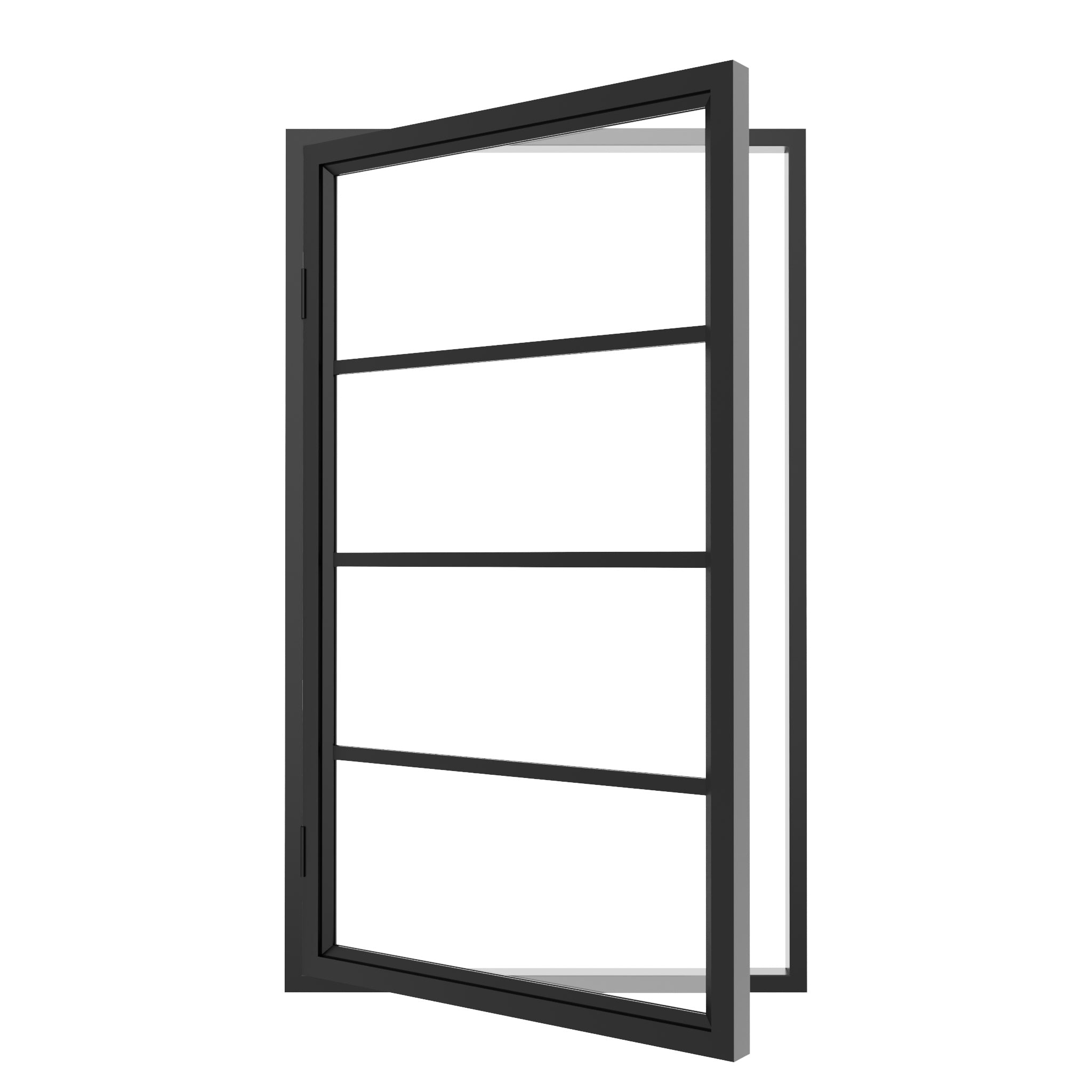 Steel interior Window - Single Rectangle