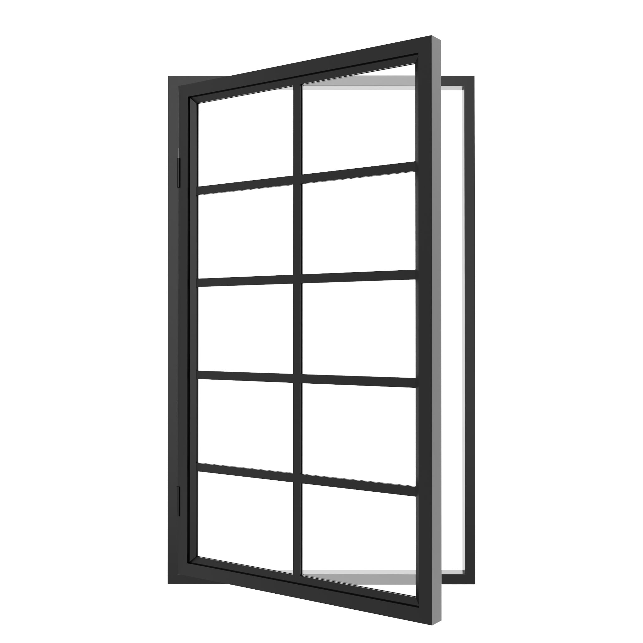 Steel interior Window - Single Rectangle