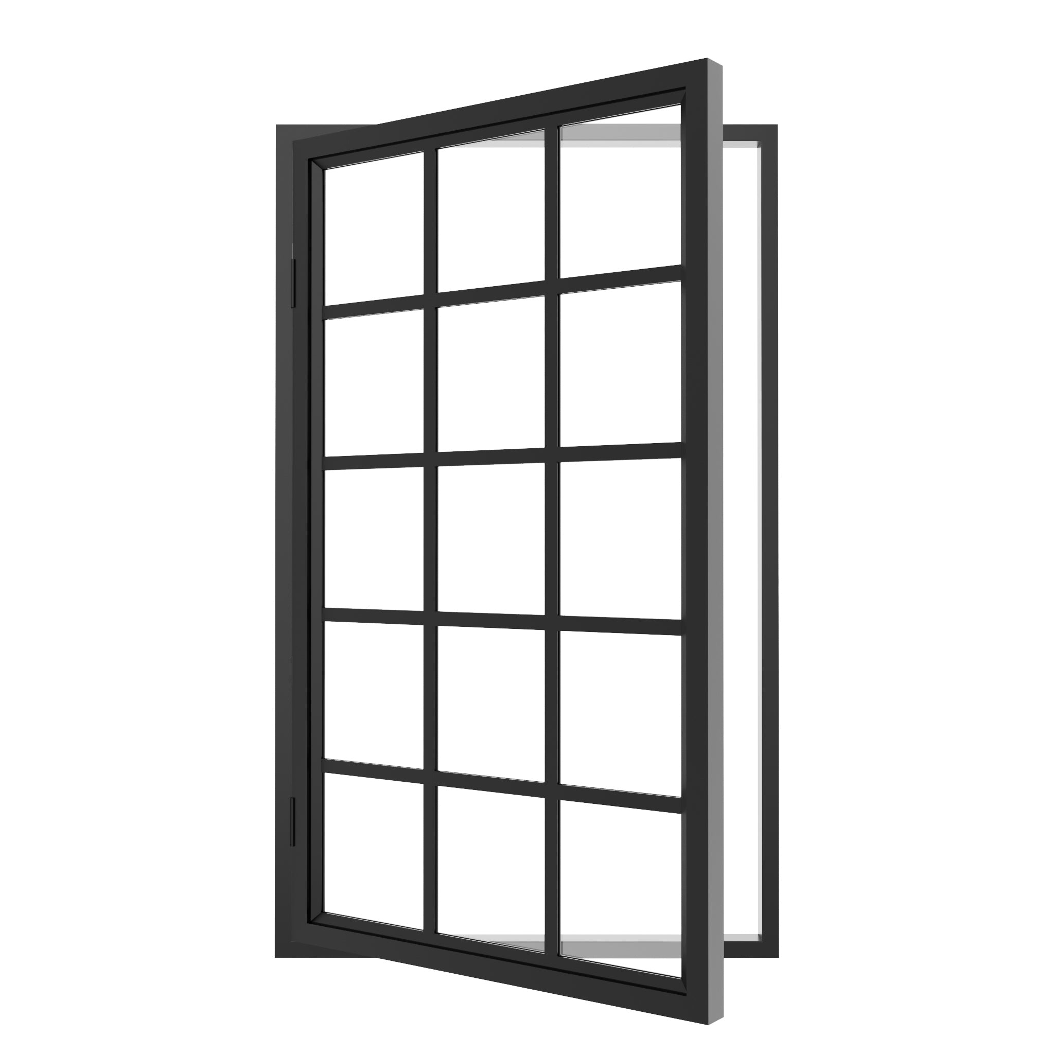 Steel interior Window - Single Rectangle