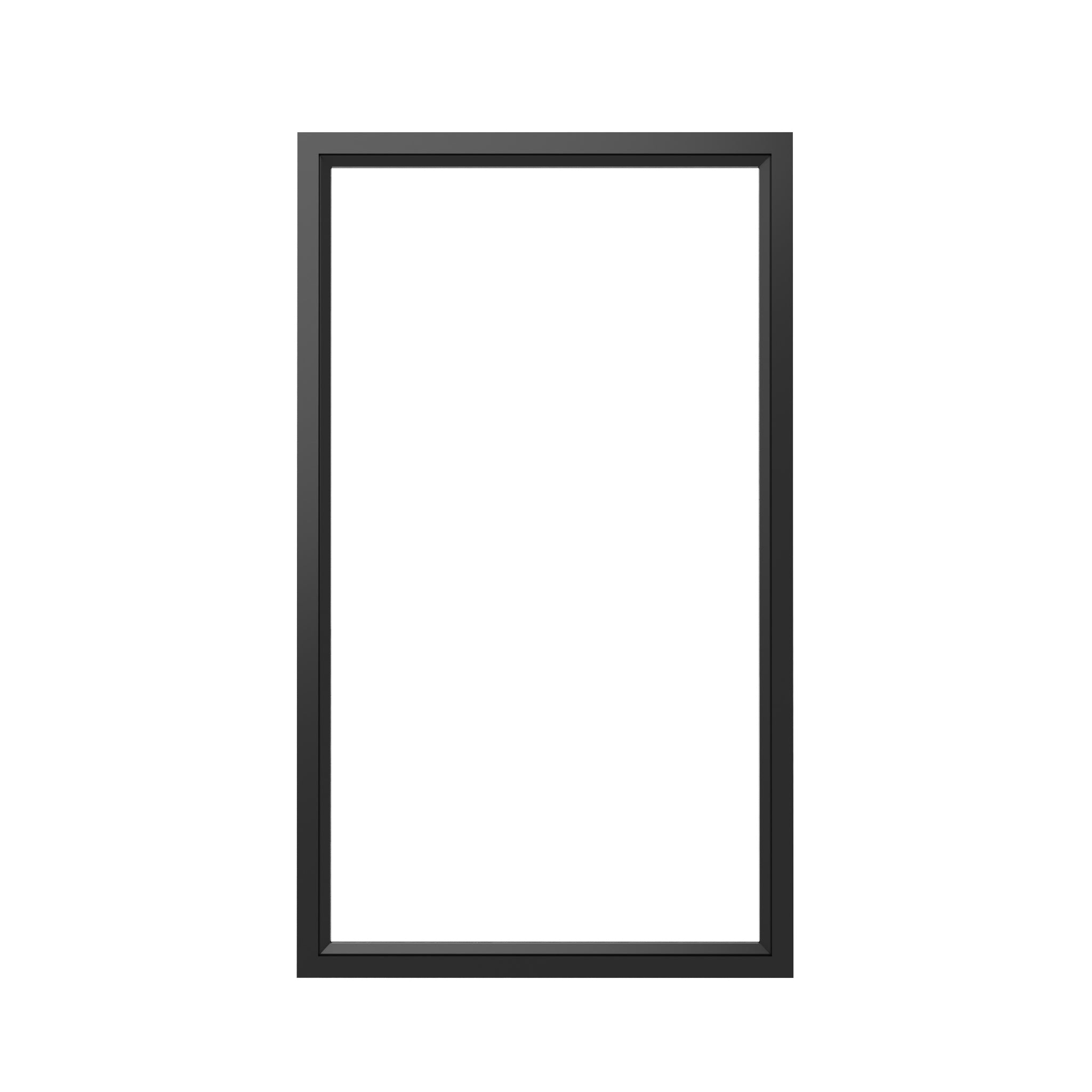 Steel interior window - Fixed Rectangle