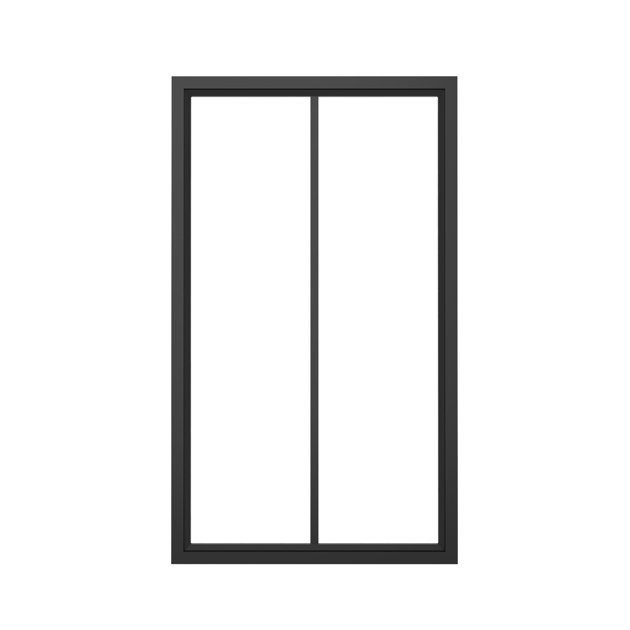 Steel interior window - Fixed Rectangle