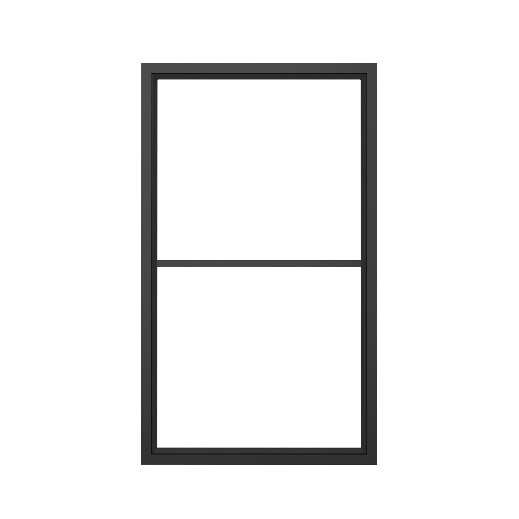 Steel interior window - Fixed Rectangle