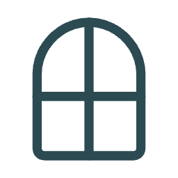 Tempered glass window icon