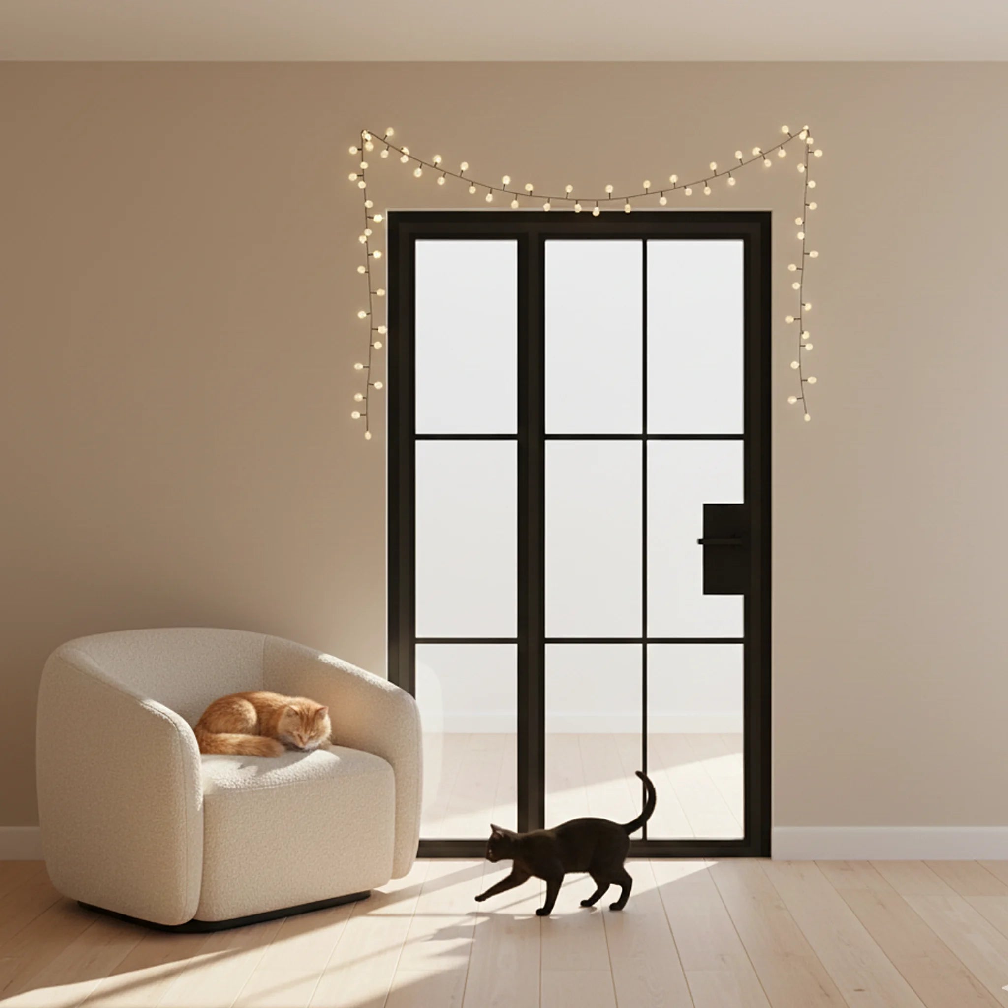 Interior Steel Glass Door Left Sidelite Classic Grid - Alpada Doors