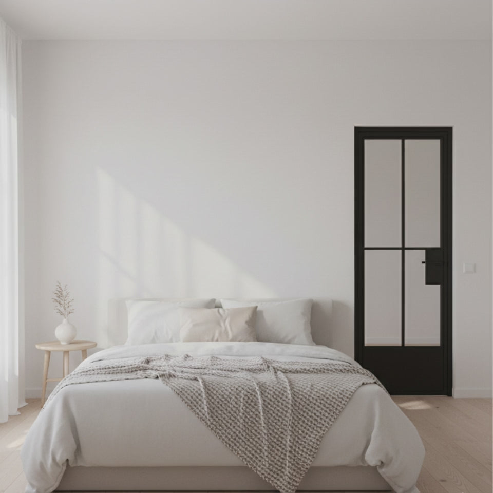 4 Lite Interior Steel French Door