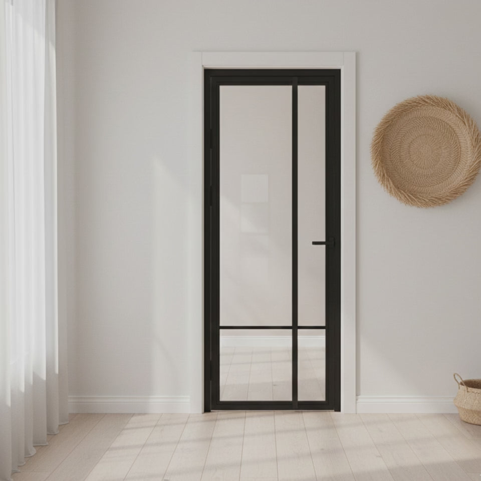 4 Lite Interior Steel Door – Bottom Inward