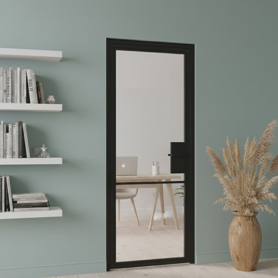 2 Lite Interior Steel French Door