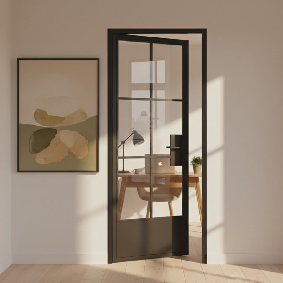 6 Lite Interior Steel French Door