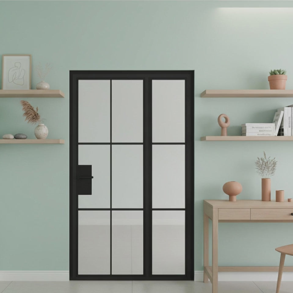 Interior Steel Glass Door – Right Sidelite
