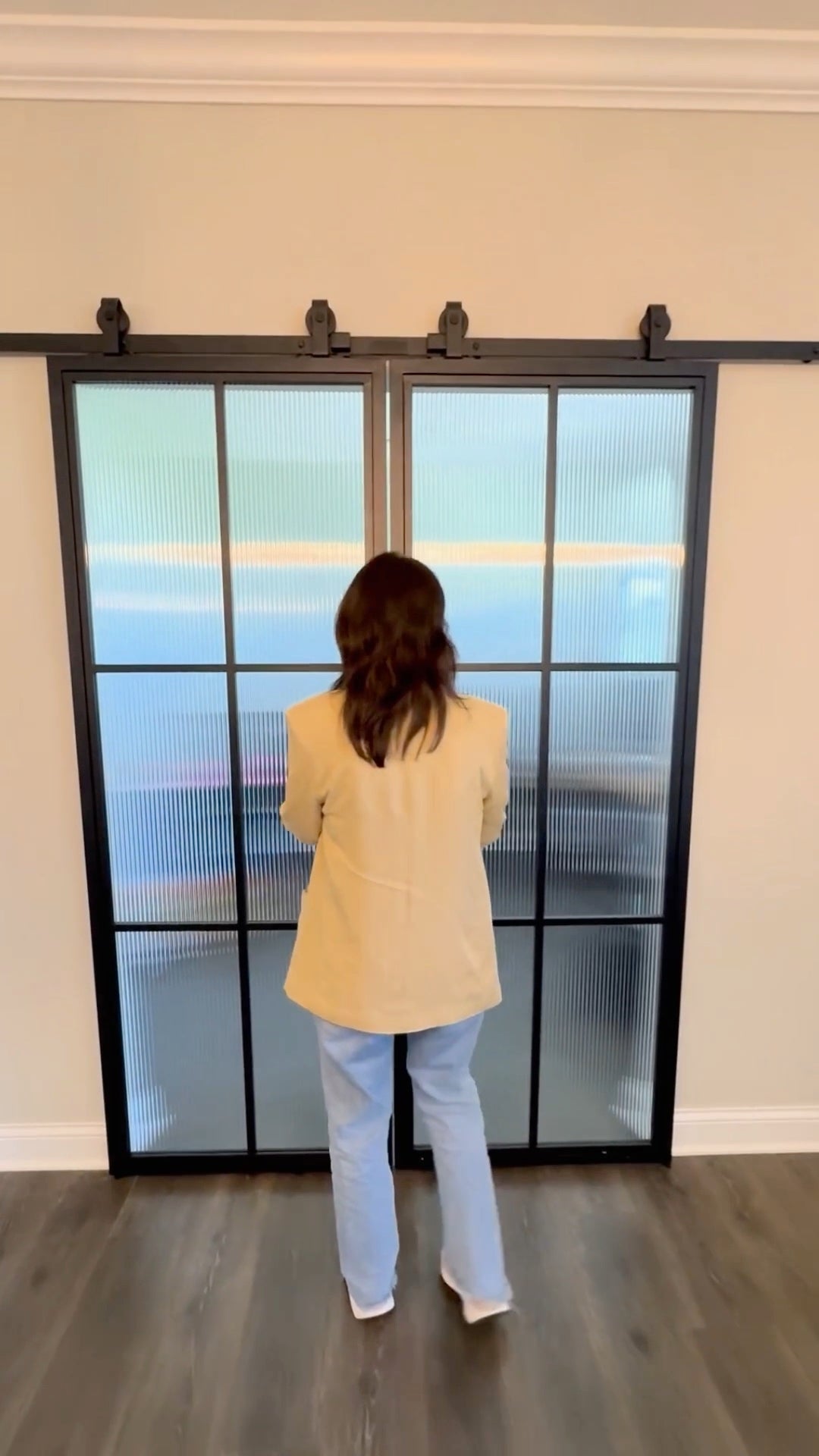 Measuring and installing sliding steel barn doors