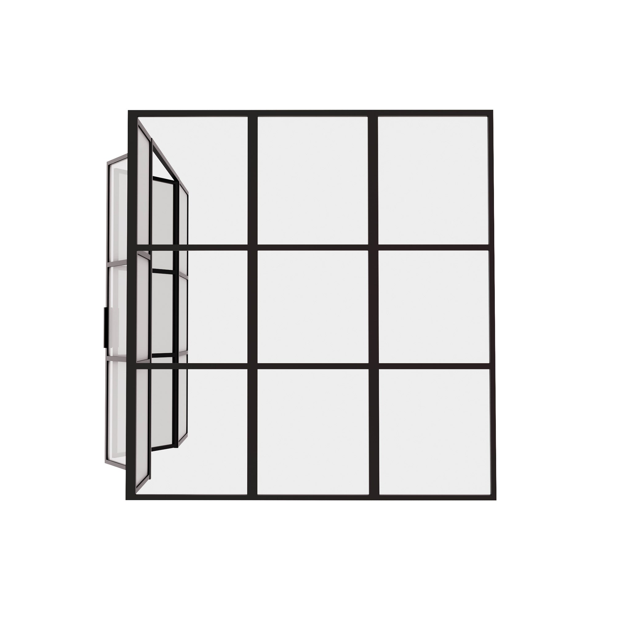 Simple corner partitions - AlpadaDoors - 