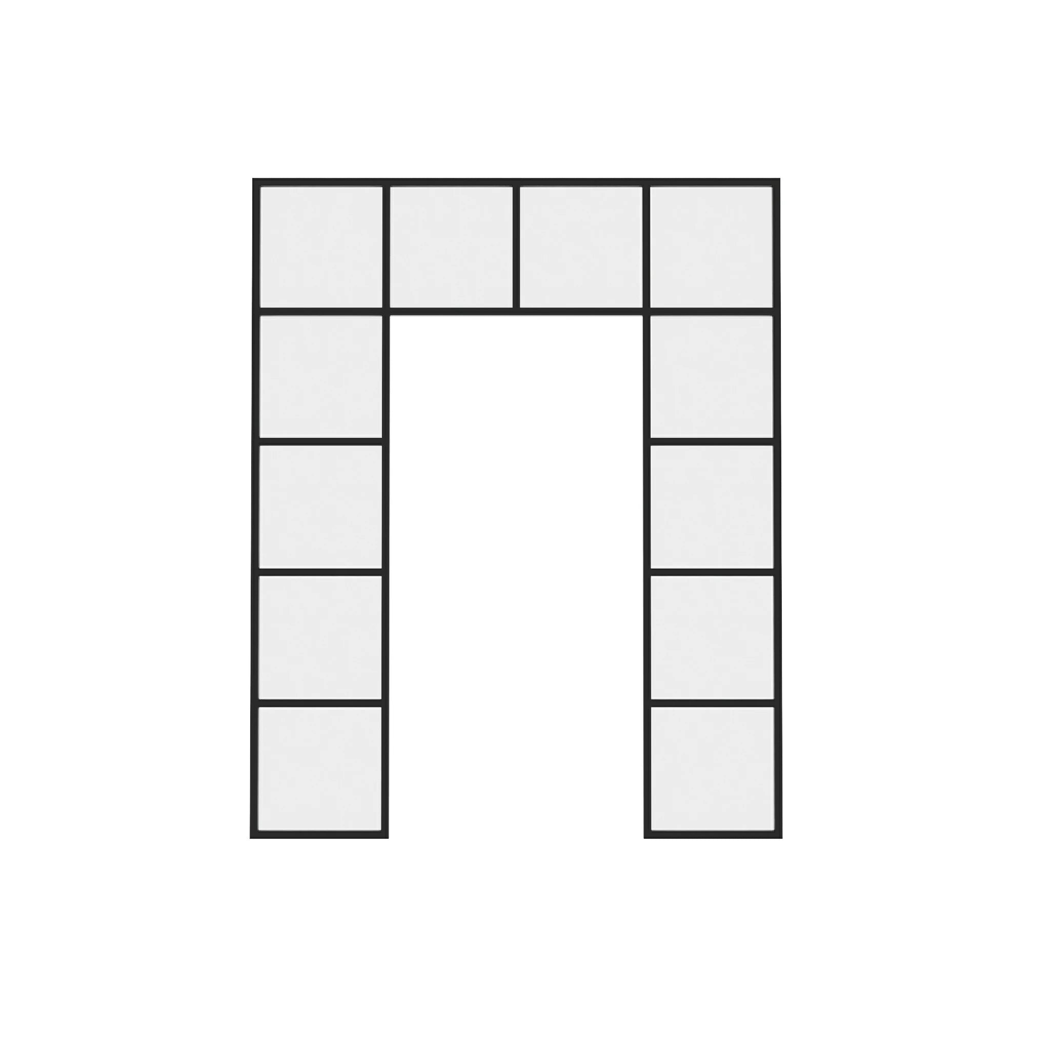 Steel & Glass Entrance Wall Partition - AlpadaDoors - 