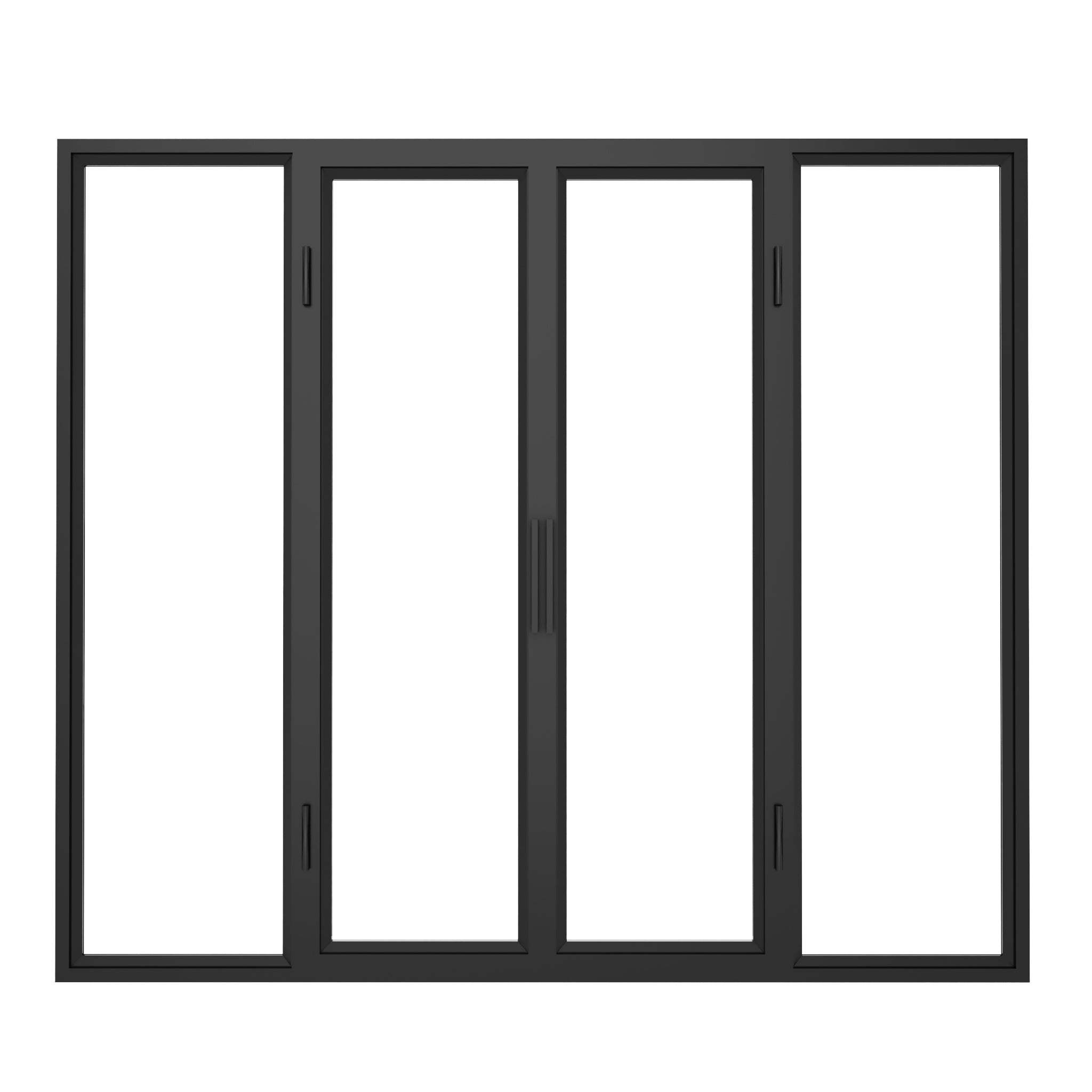Steel interior window - Double Open Square | AlpadaDoors