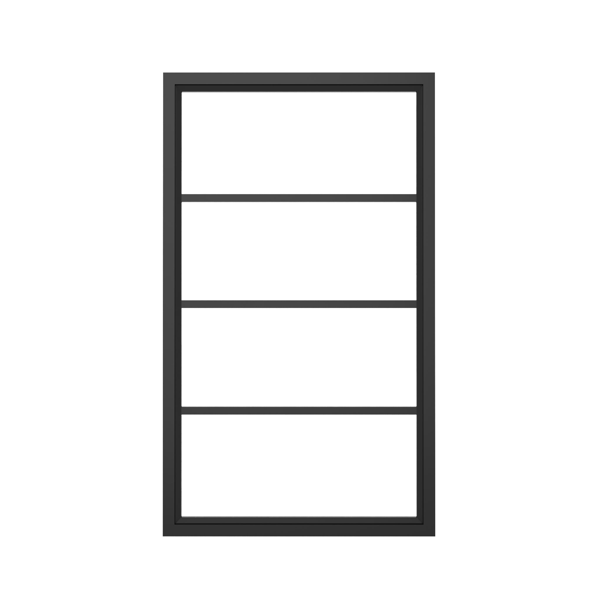 Steel interior window - Fixed Rectangle - AlpadaDoors - 