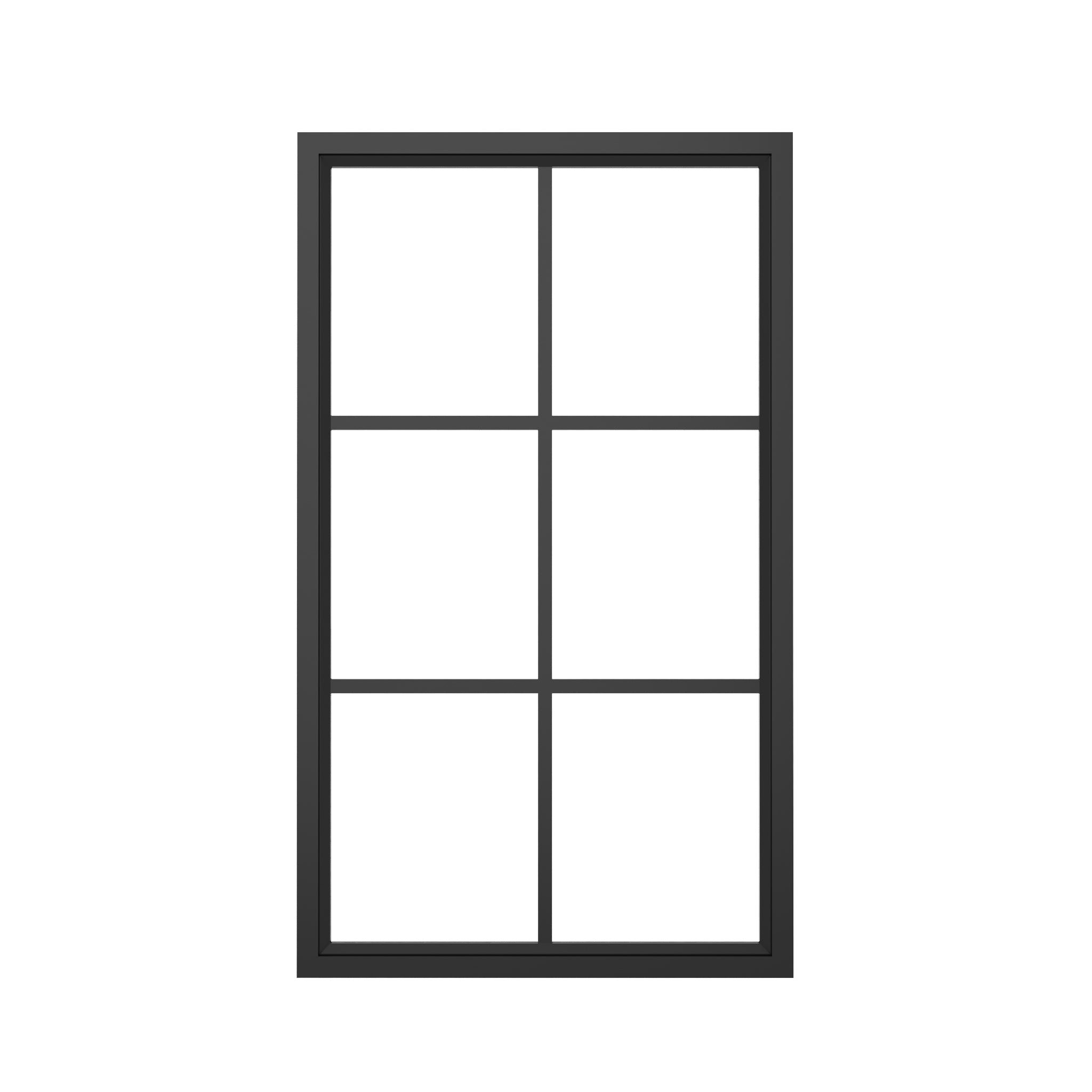 Steel interior window - Fixed Rectangle - AlpadaDoors - 
