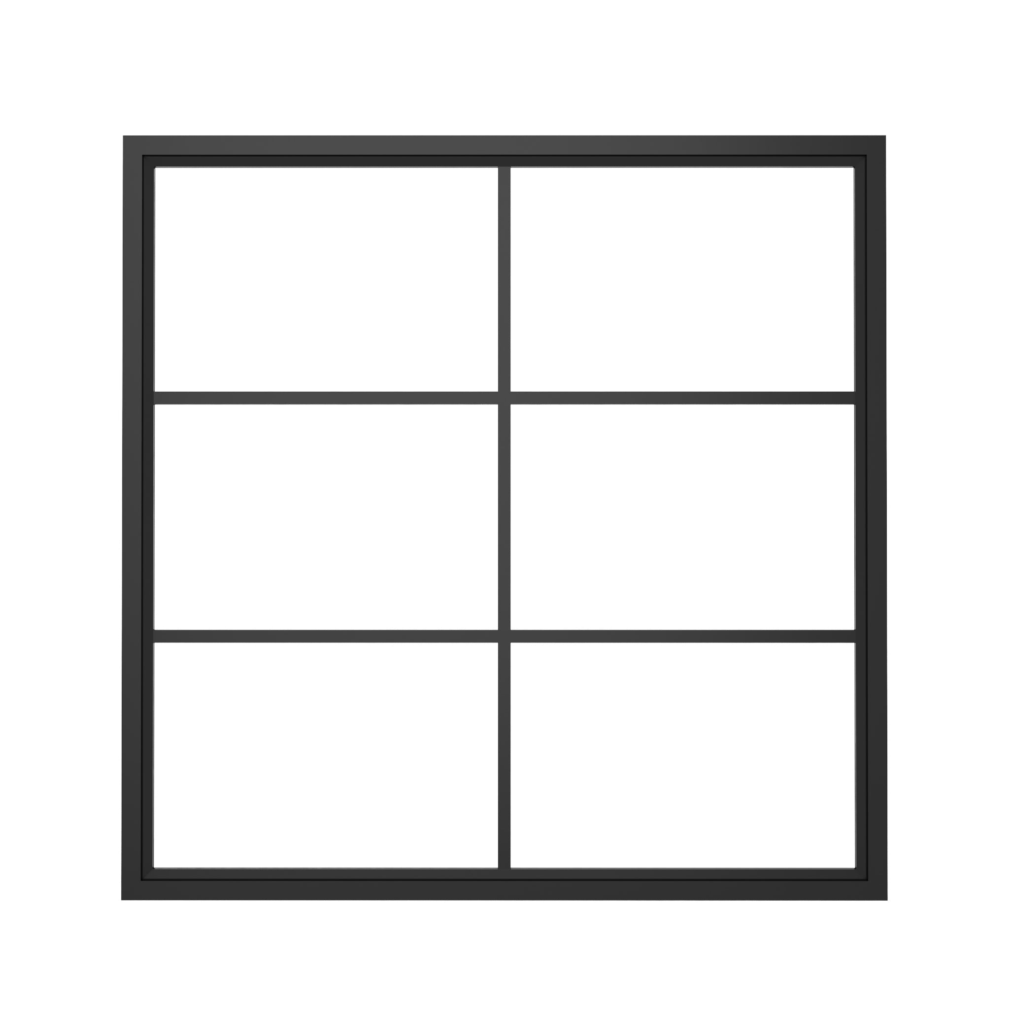 Steel Interior Window - Fixed Square - AlpadaDoors - 